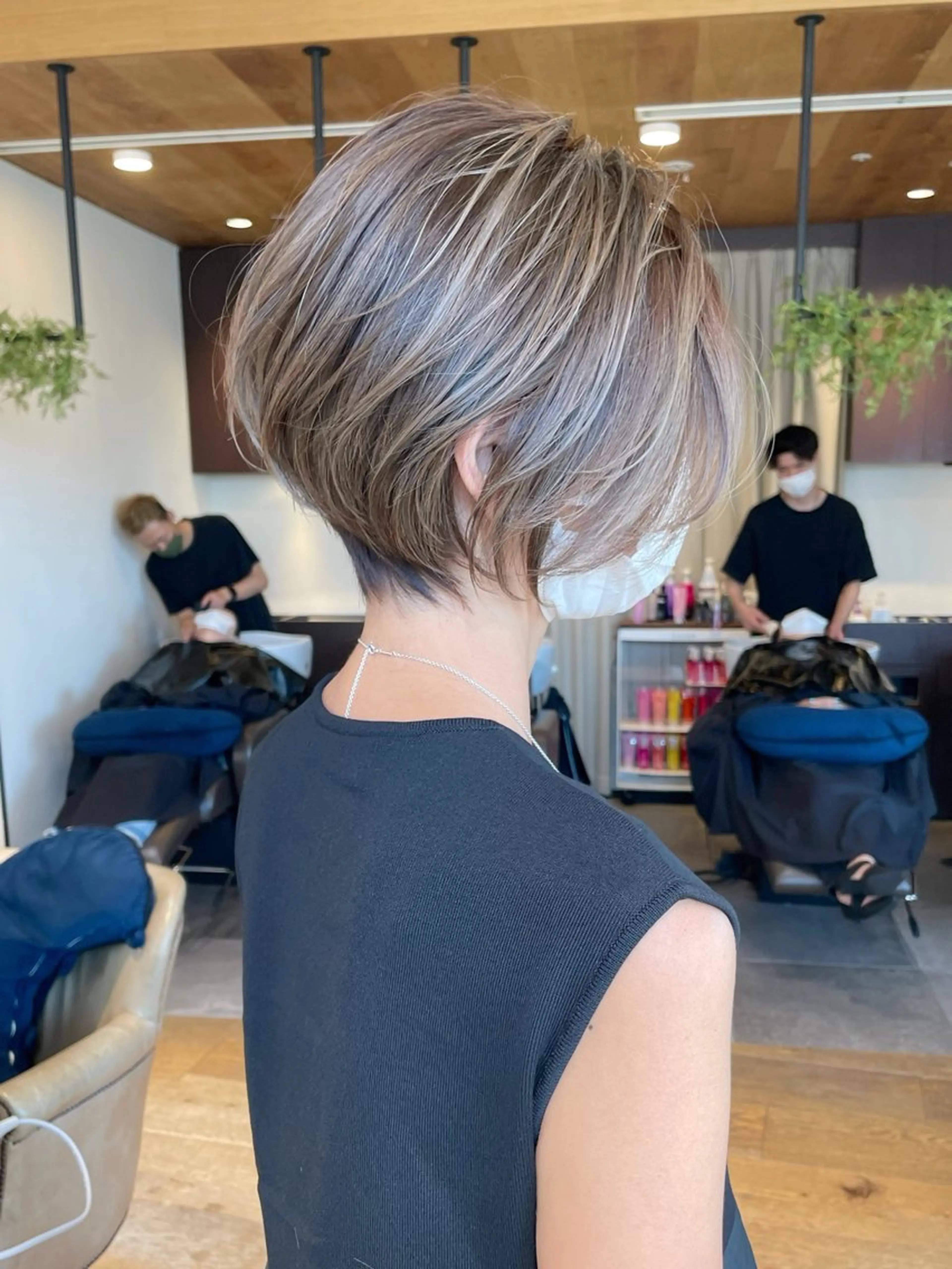 ショート 無料カットモデル/ 大人ショート/荒砂のヘアスタイル