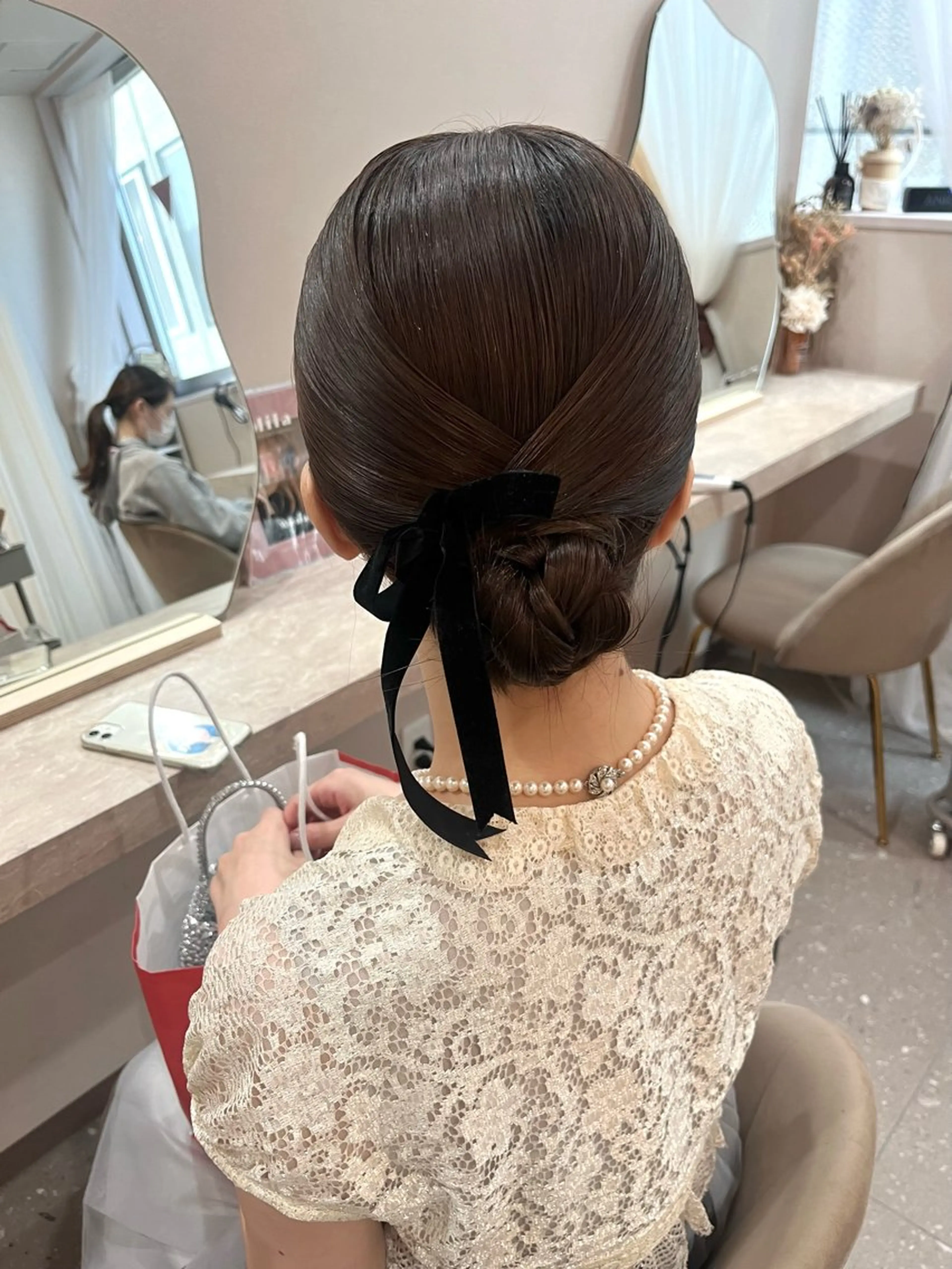 ロング ヘアアレンジ ヘアセット Mila Akariのヘアスタイル