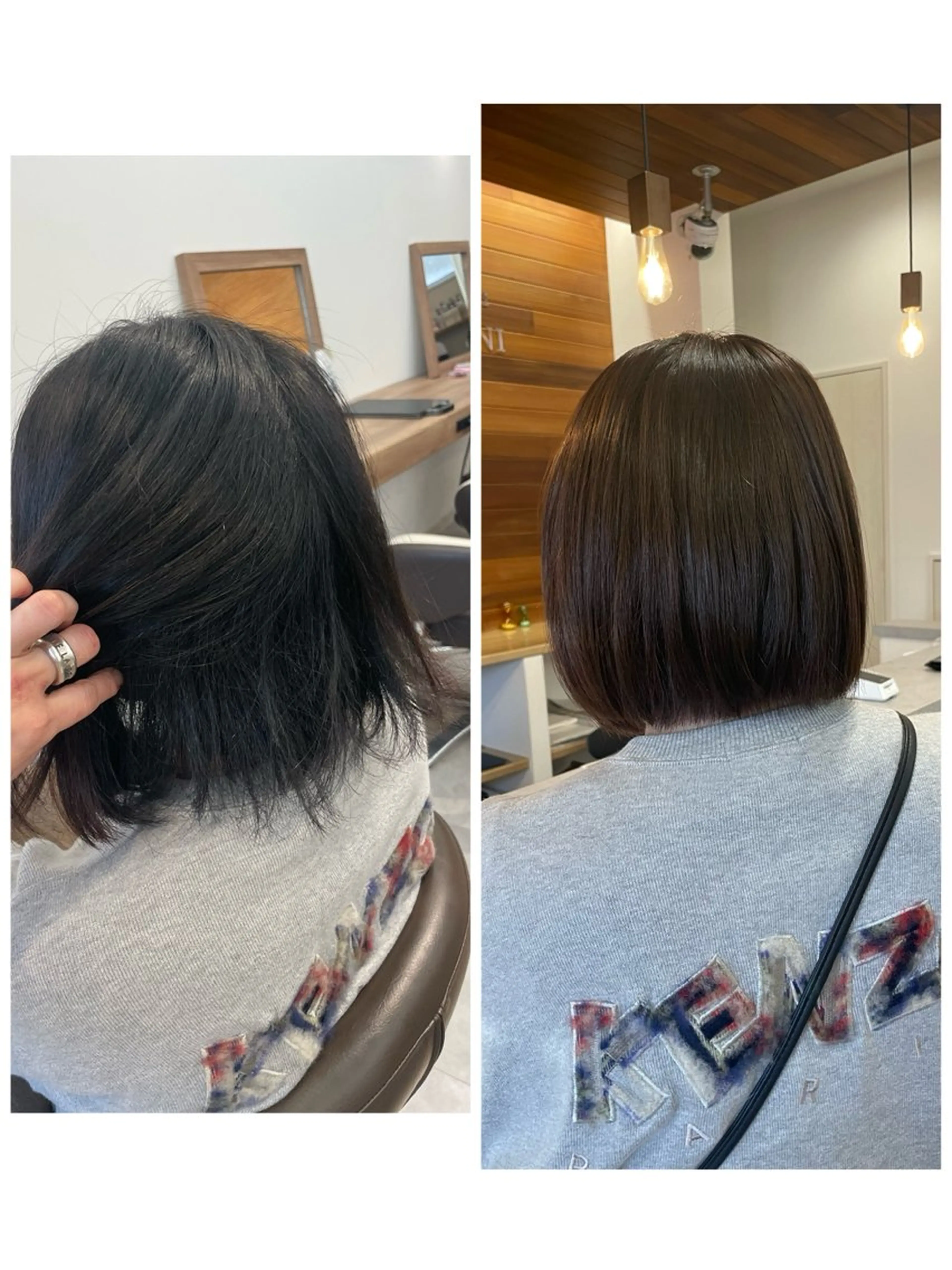 ミディアム パーマ カット 縮毛矯正 riddle hair(駒生)所属・山越 美裕樹のヘアスタイル