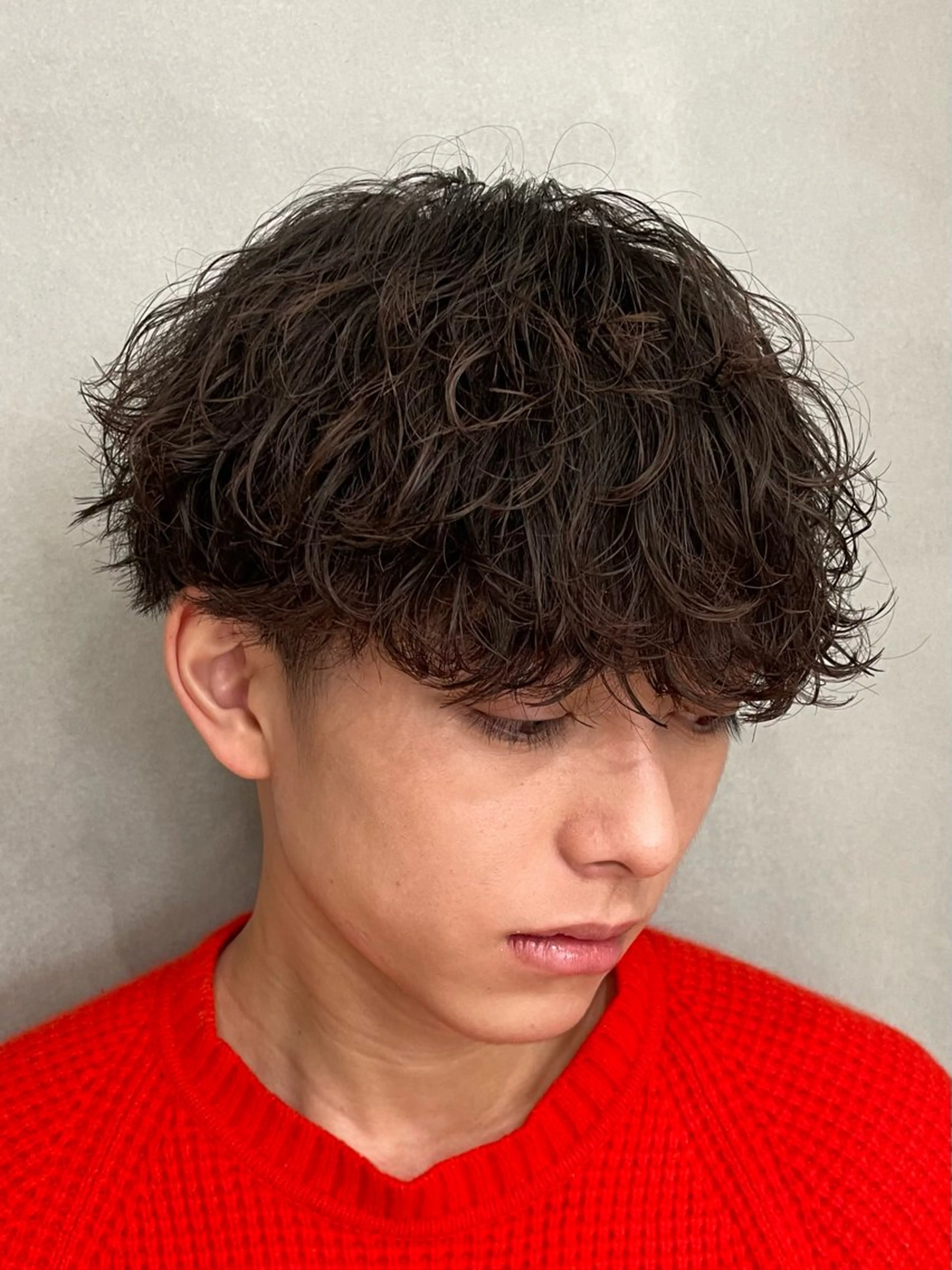 パーマ メンズ カット パーマ トリートメント 当日予約⭕️ fifth渋谷太田のヘアスタイル