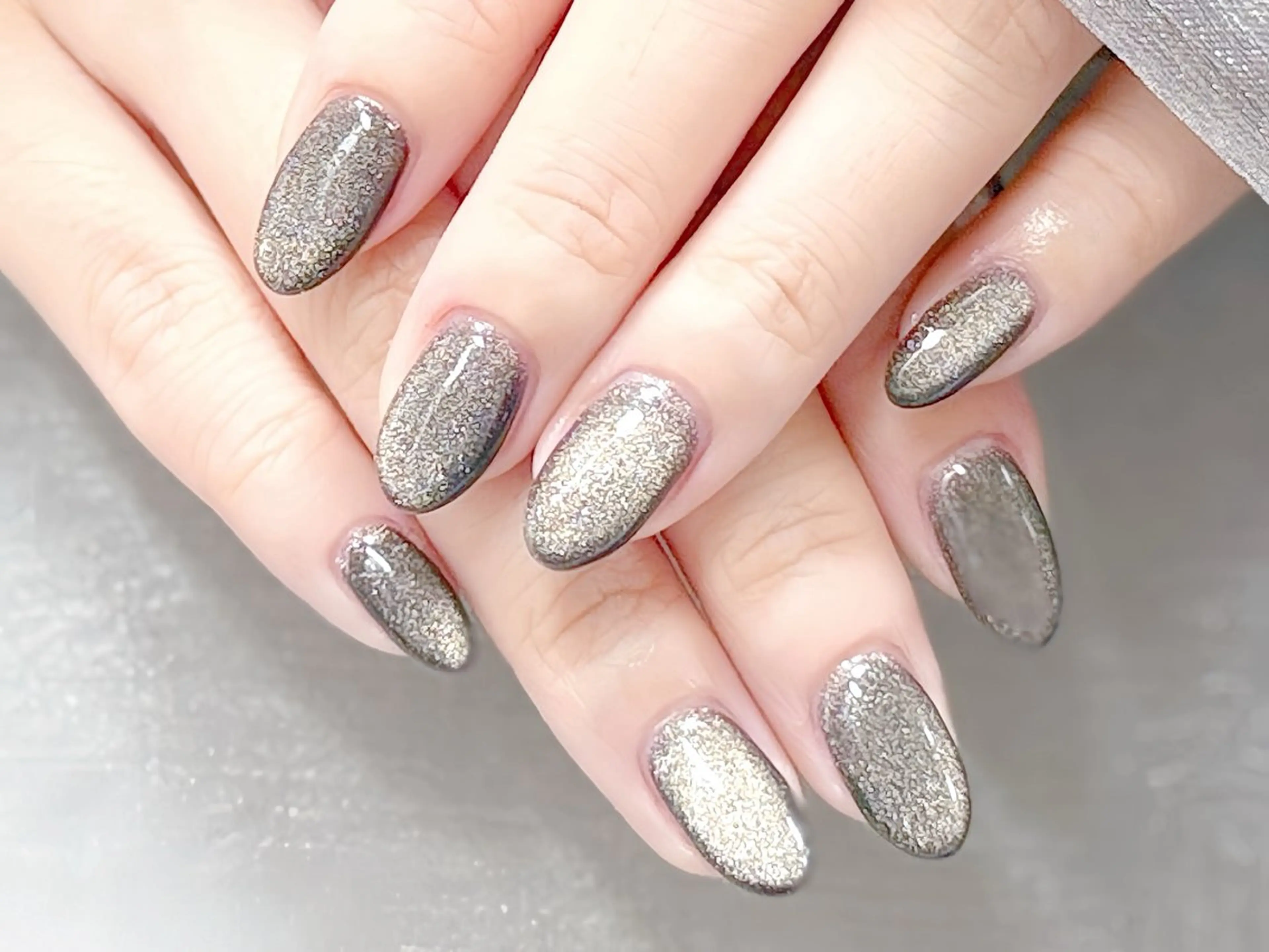 ネイル 長さ出し フレンチネイル グラデーション マグネットネイル マグネットフレンチ ハンドネイル ハンドケア ⭐️Dreamy Nail⭐️のネイルデザイン