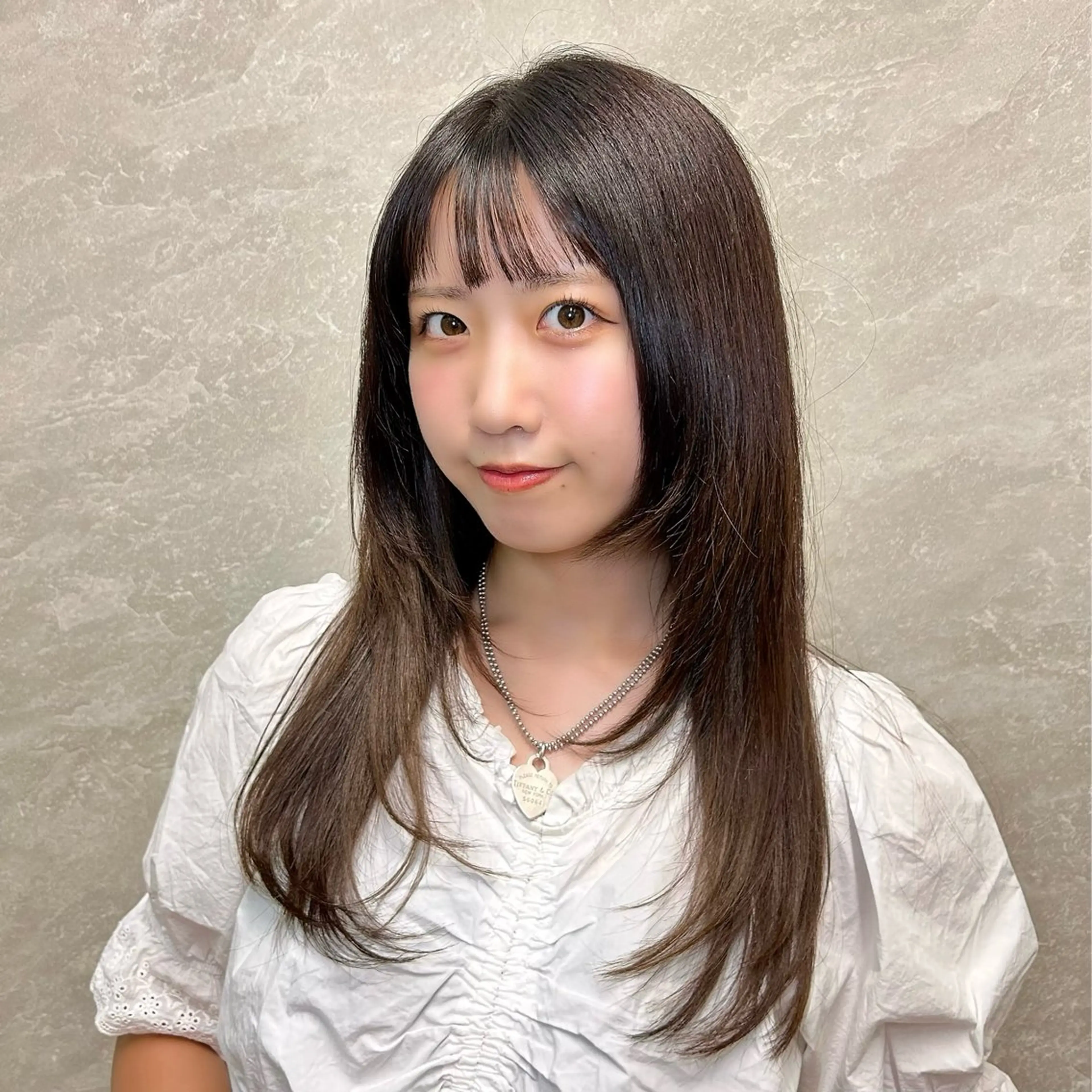 ミディアム 髪質改善 縮毛矯正 ally新百合ヶ丘 フジムラユウスケのヘアスタイル
