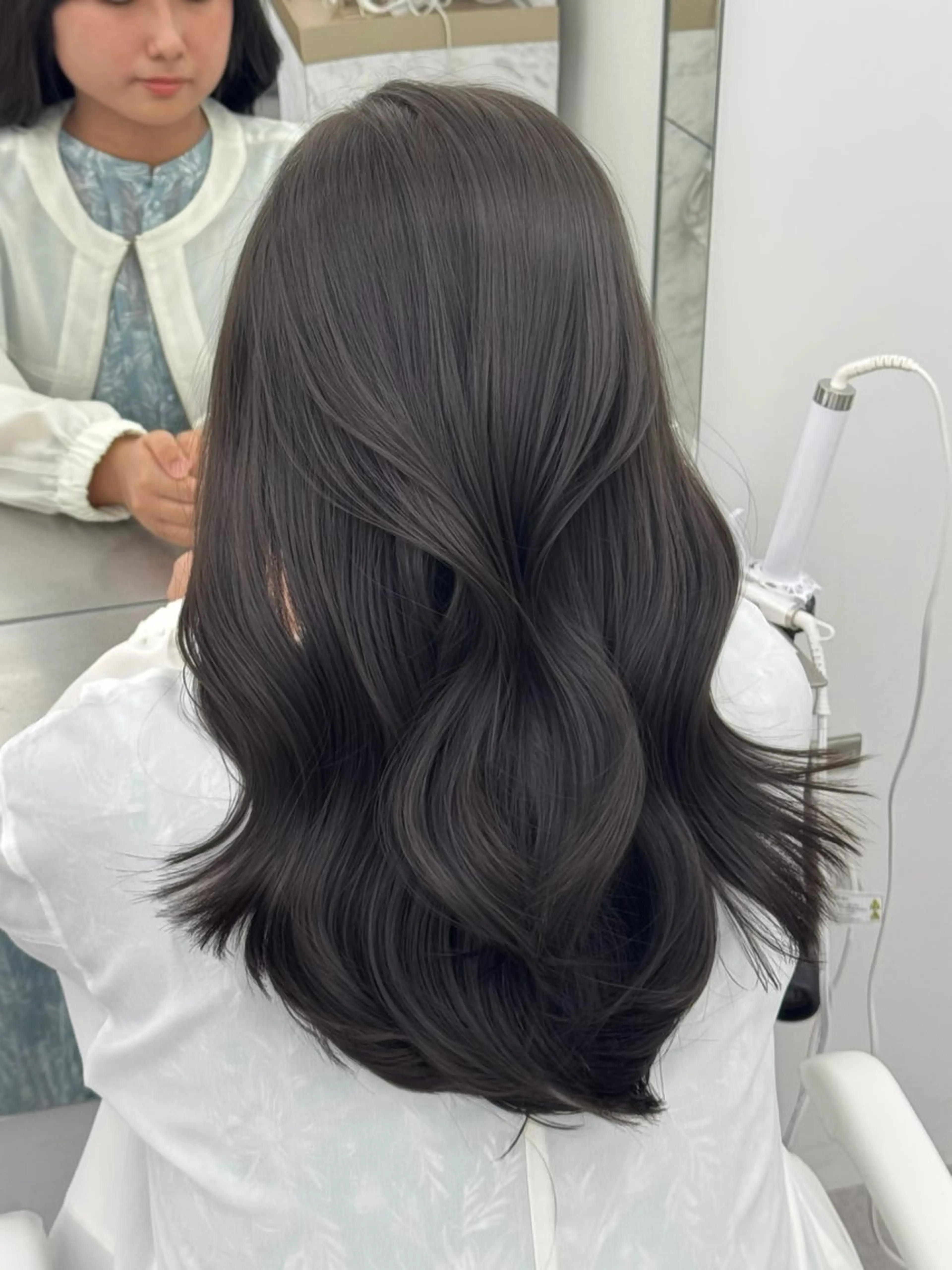 ロング カラー カット ヘアカラー トリートメント 韓国ヘア 紗希 🦋のヘアスタイル