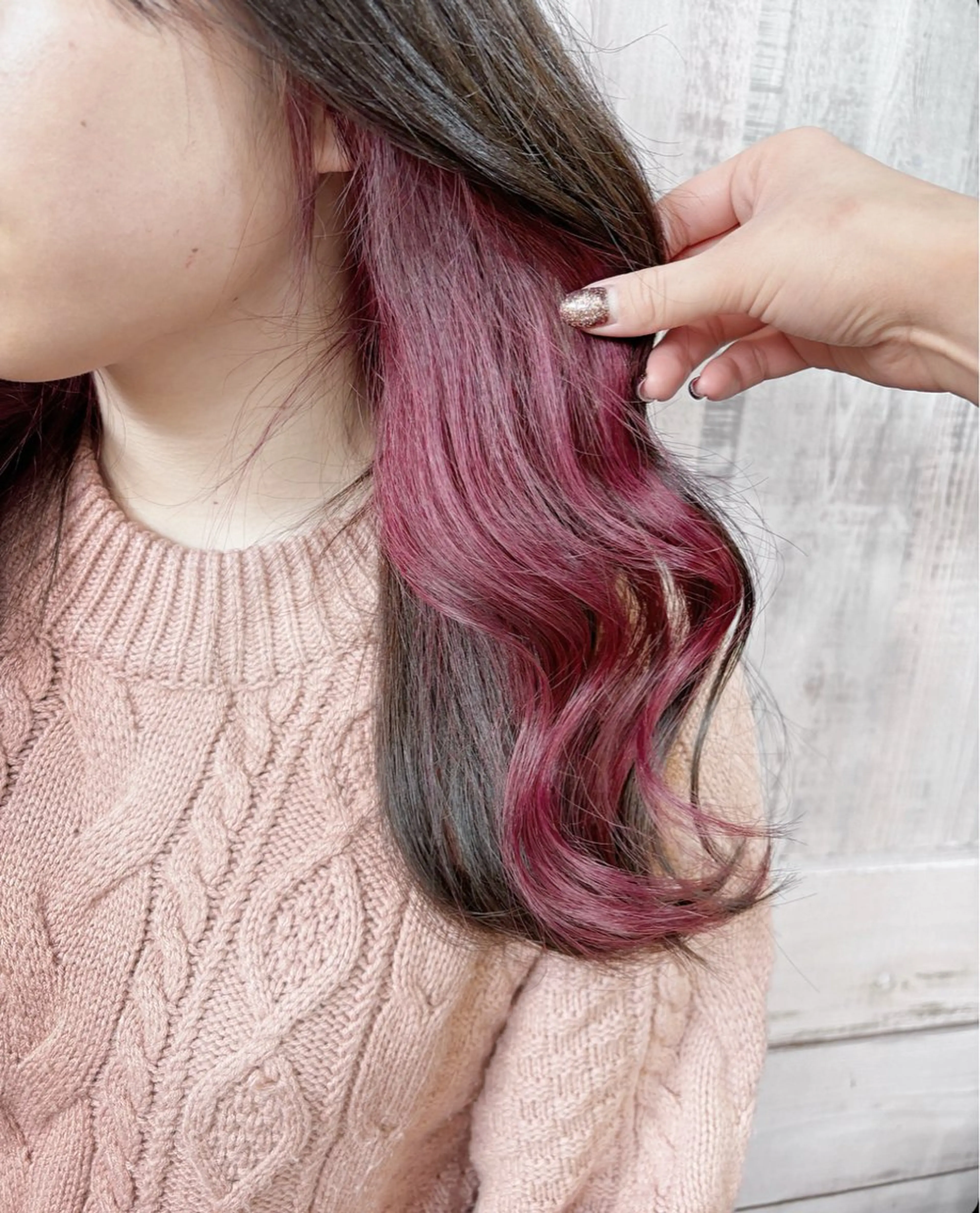 ロング ブリーチなしW カラー✳︎ayaneのヘアスタイル