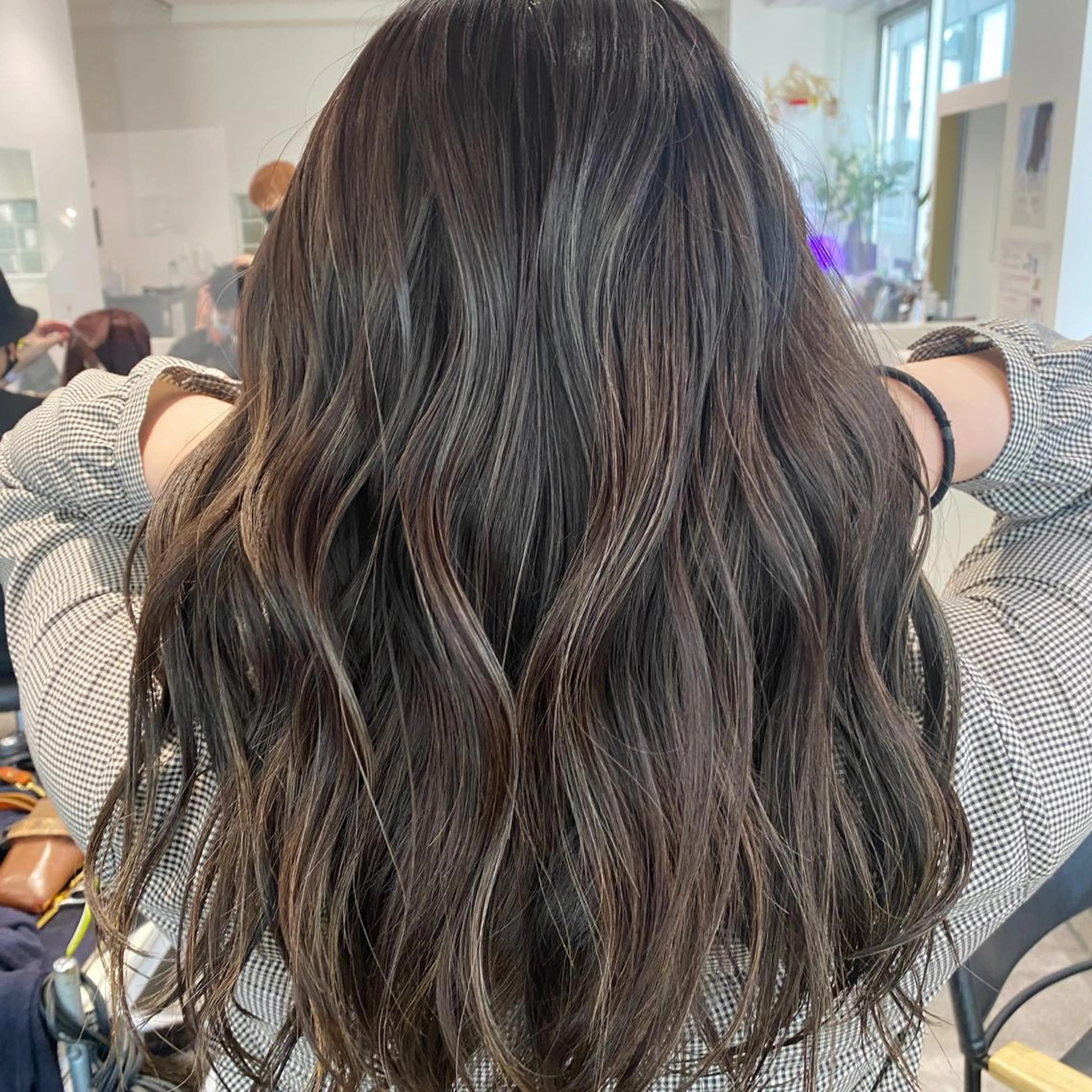 ミディアム カラー ハイライトカラー ハイライト ヘアカラー トリートメント JIL BLAN 京都のヘアスタイル