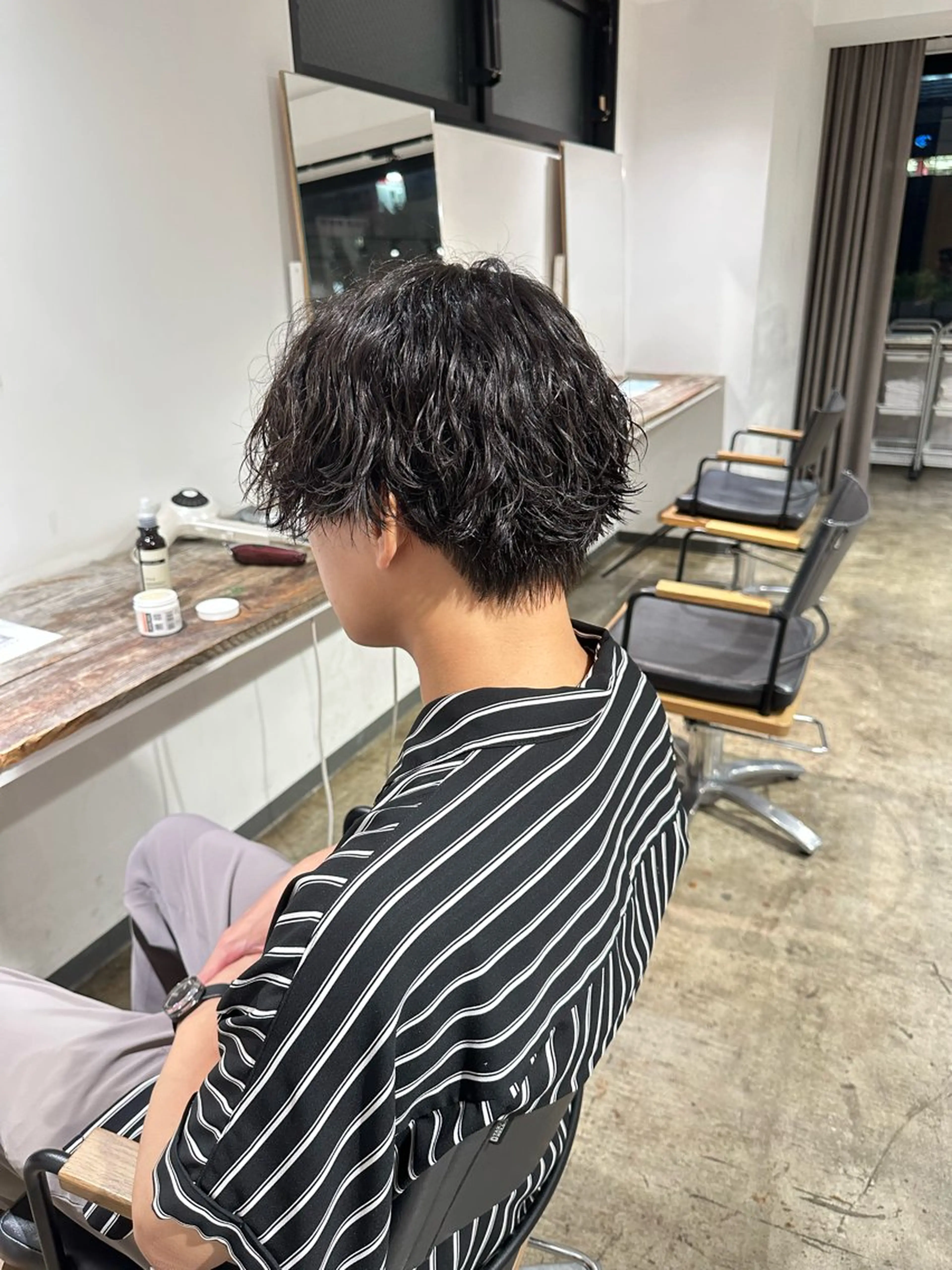 メンズ マッシュ メンズパーマ メンズツイストパーマ 波巻きパーマ ツイストパーマ 骨格補正施術/メンズ 専門美容師/YUYAのヘアスタイル