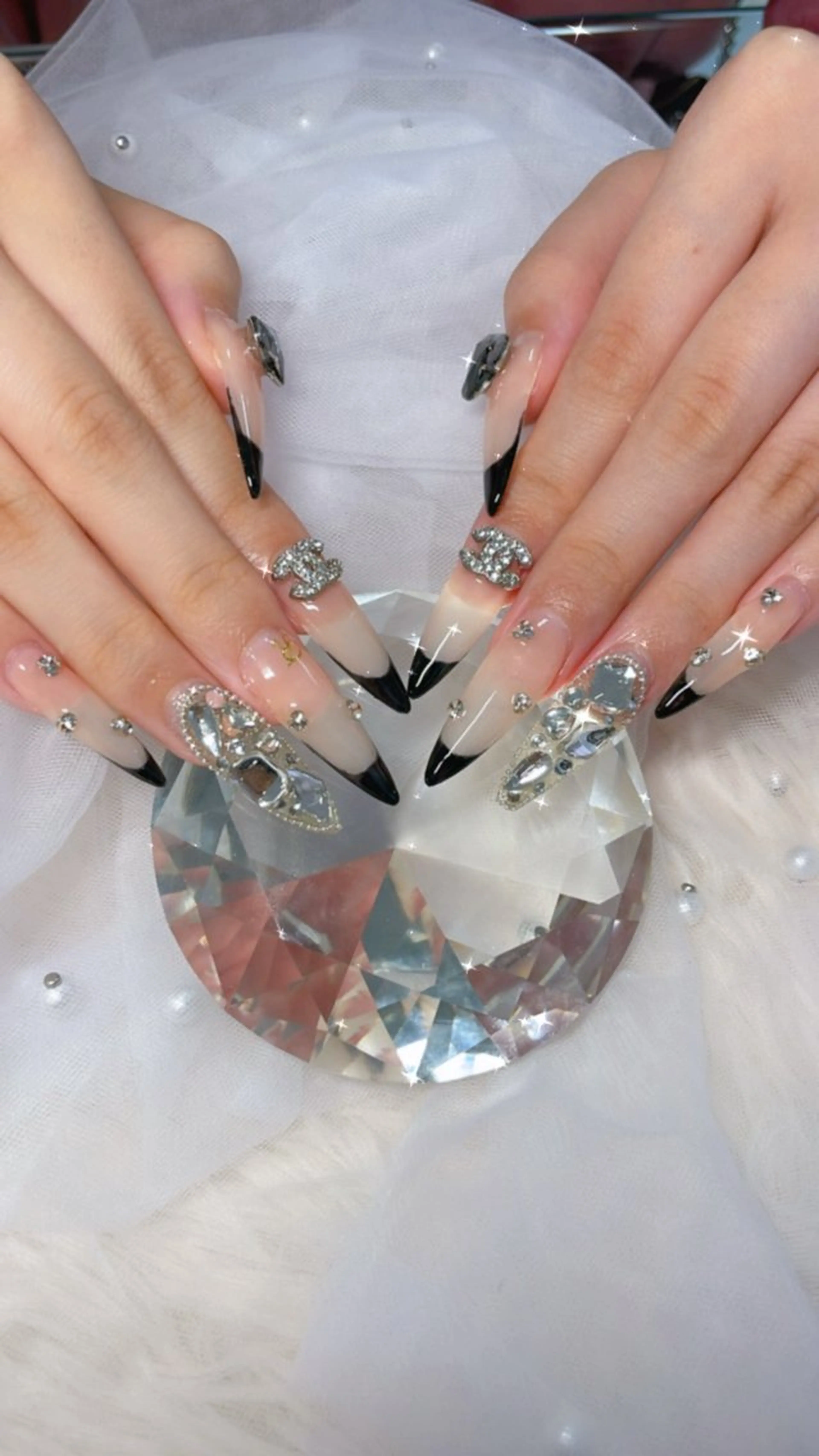 ネイル 長さ出し プライベートサロン le'aのネイルデザイン