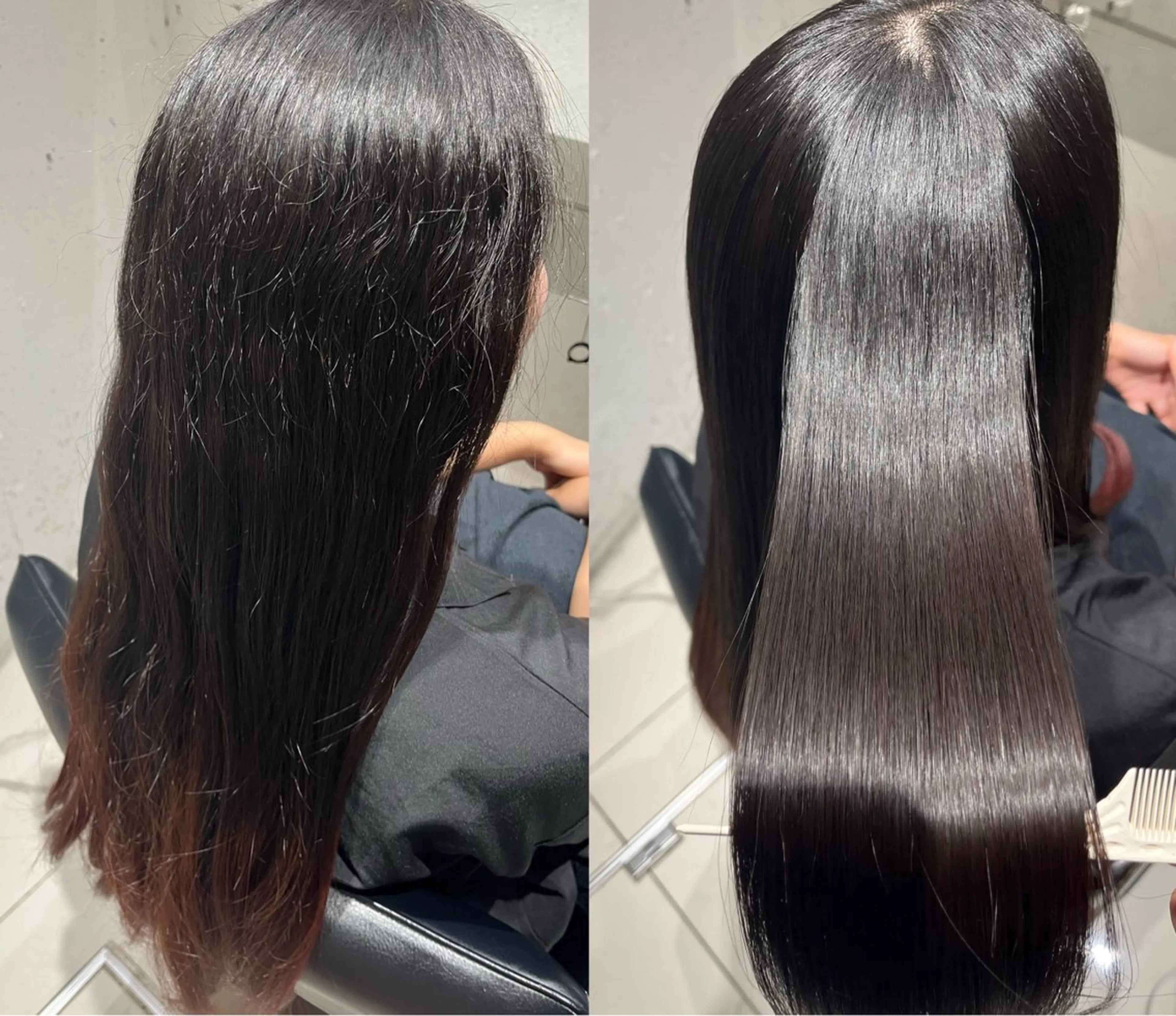ロング ゆあ♡ 髪質改善×美髪矯正のヘアスタイル