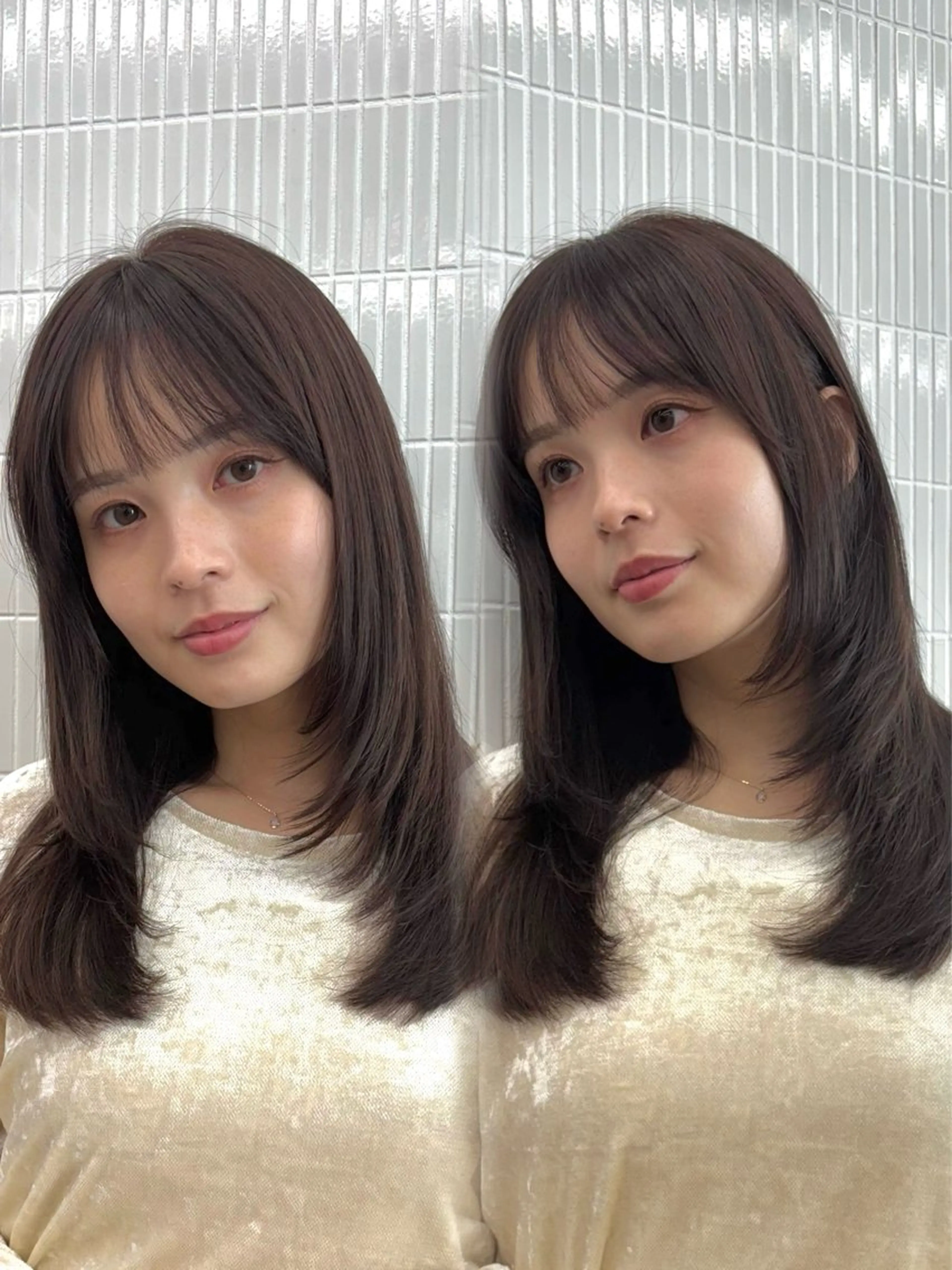 セミロング カットモデル募集中 yukari🌷のヘアスタイル