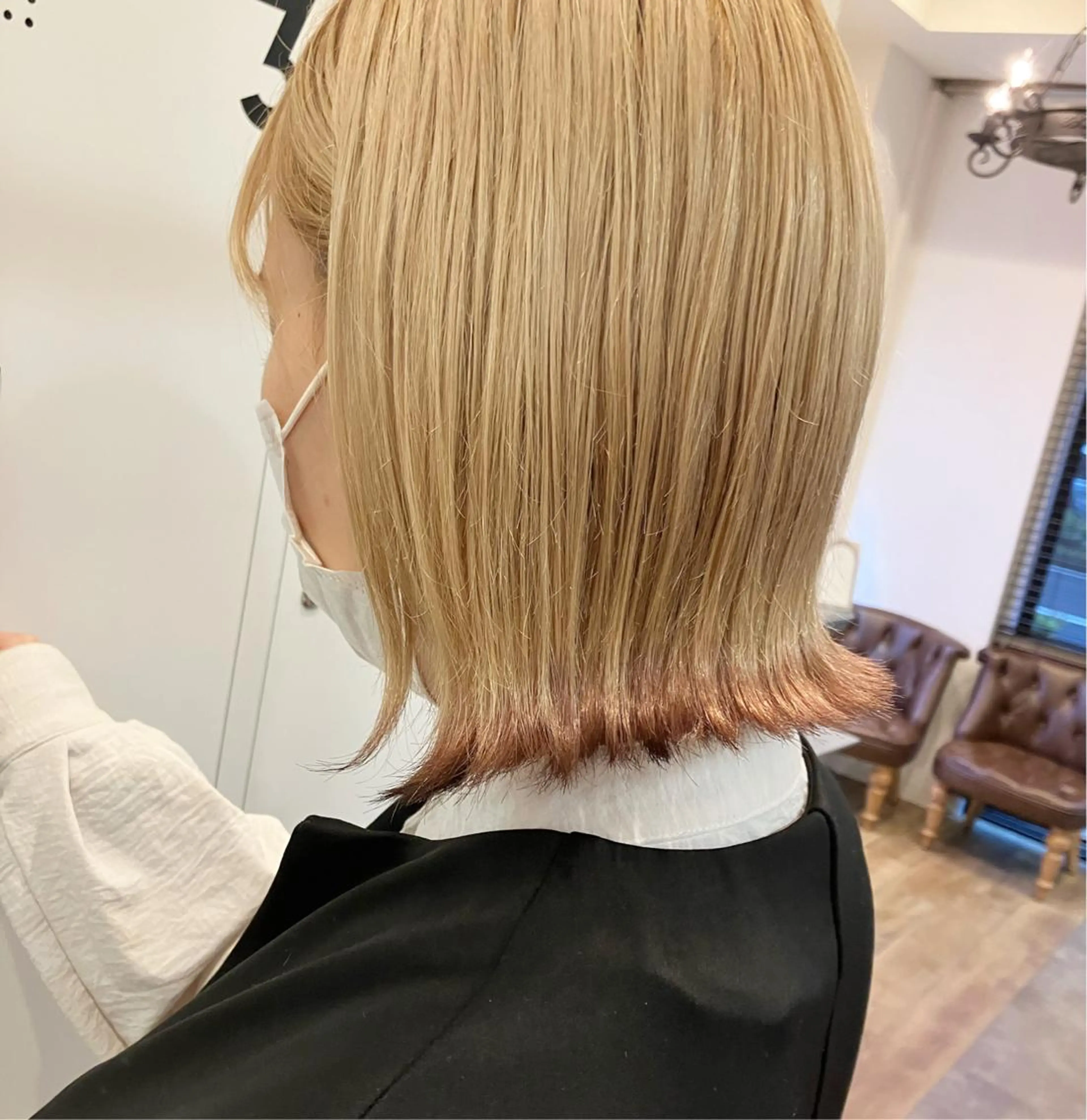 ミディアム カラー えばら まい/attraのヘアスタイル