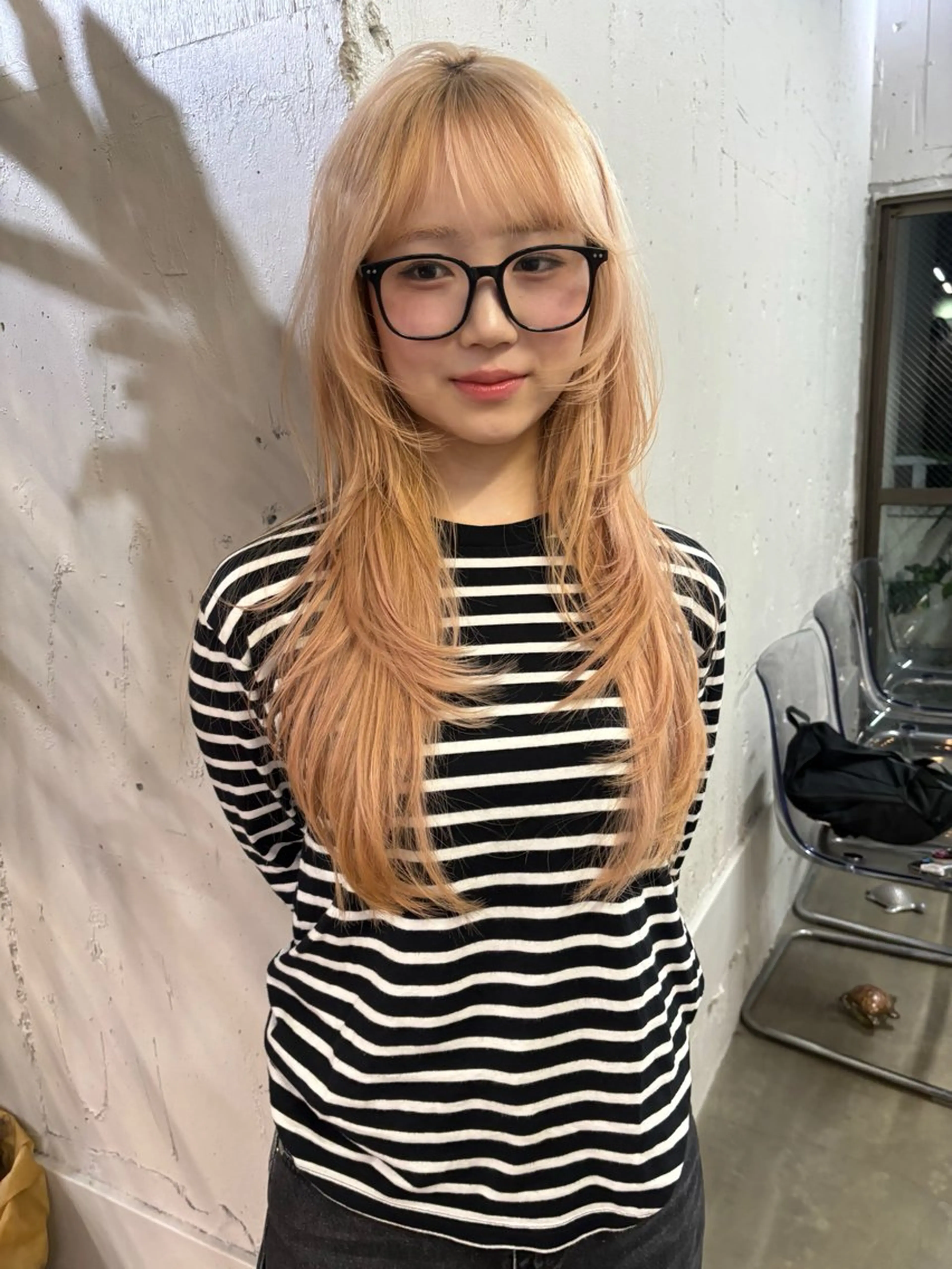 ロング カット 似合わせレイヤーカ ット ʚɞ riiのヘアスタイル