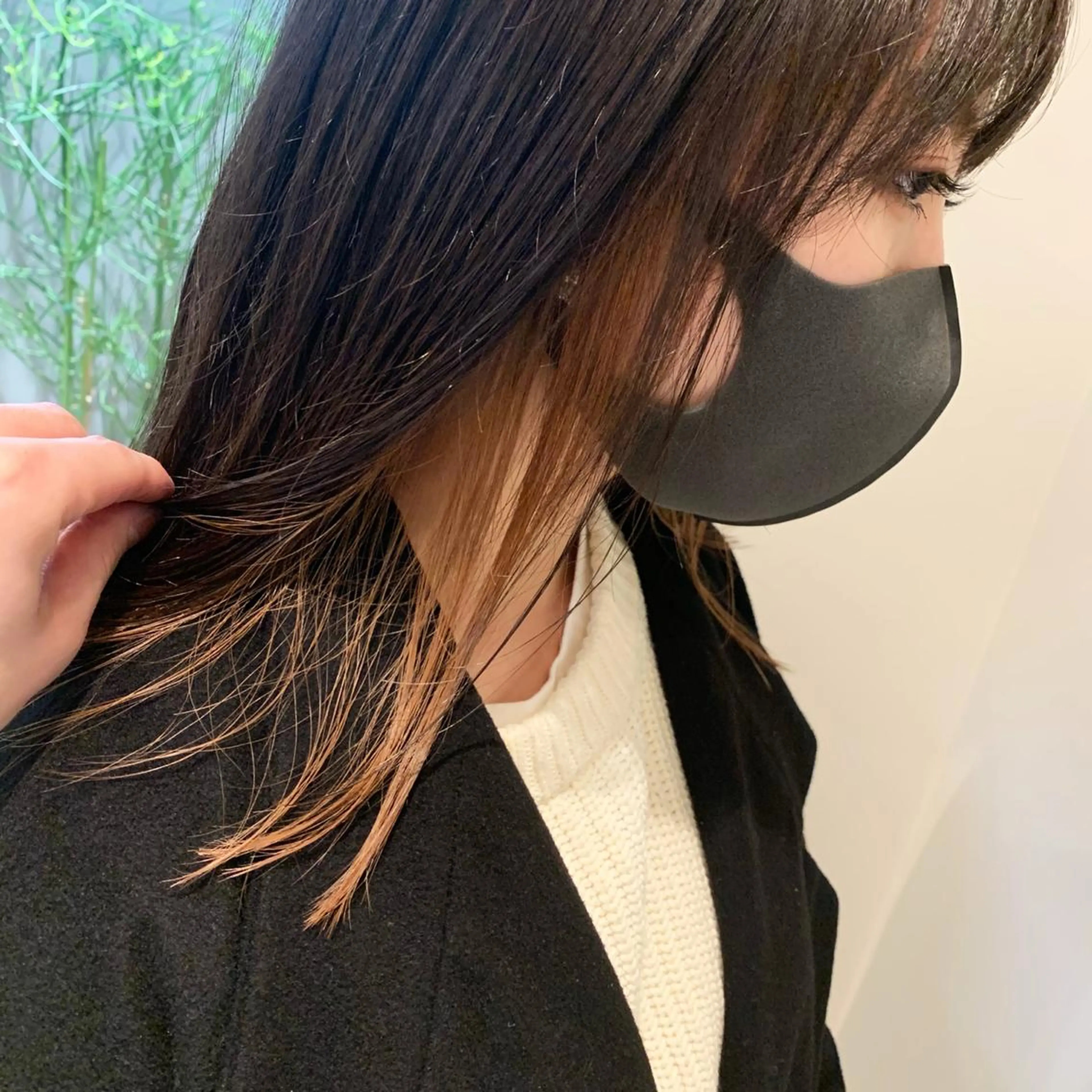 セミロング カラー ブラウンベージュ/ レイヤー　yuukiのヘアスタイル