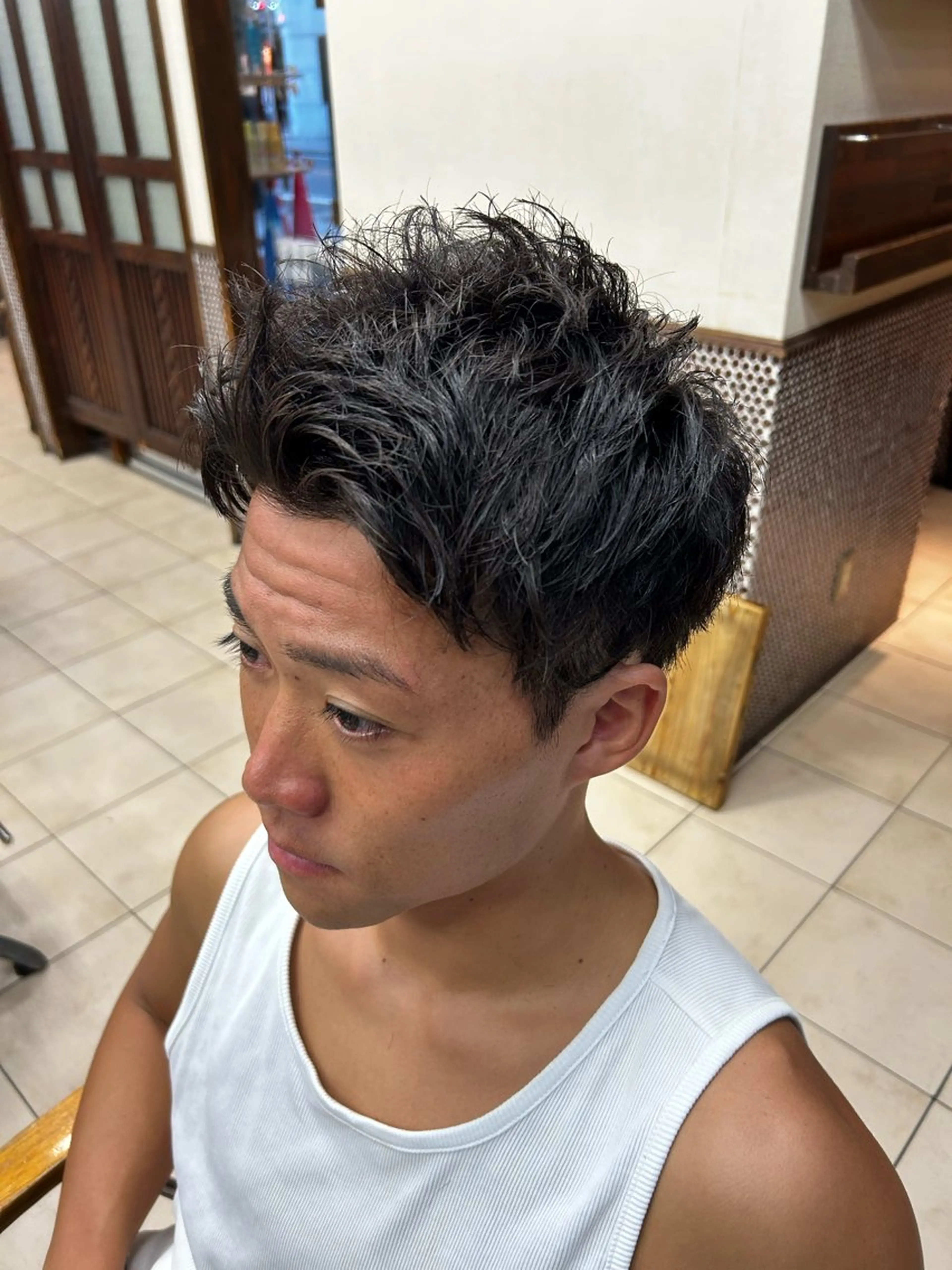 メンズカット＋1シャンプー＋頭皮に優しいシャンプー剤セット✨️✨の写真