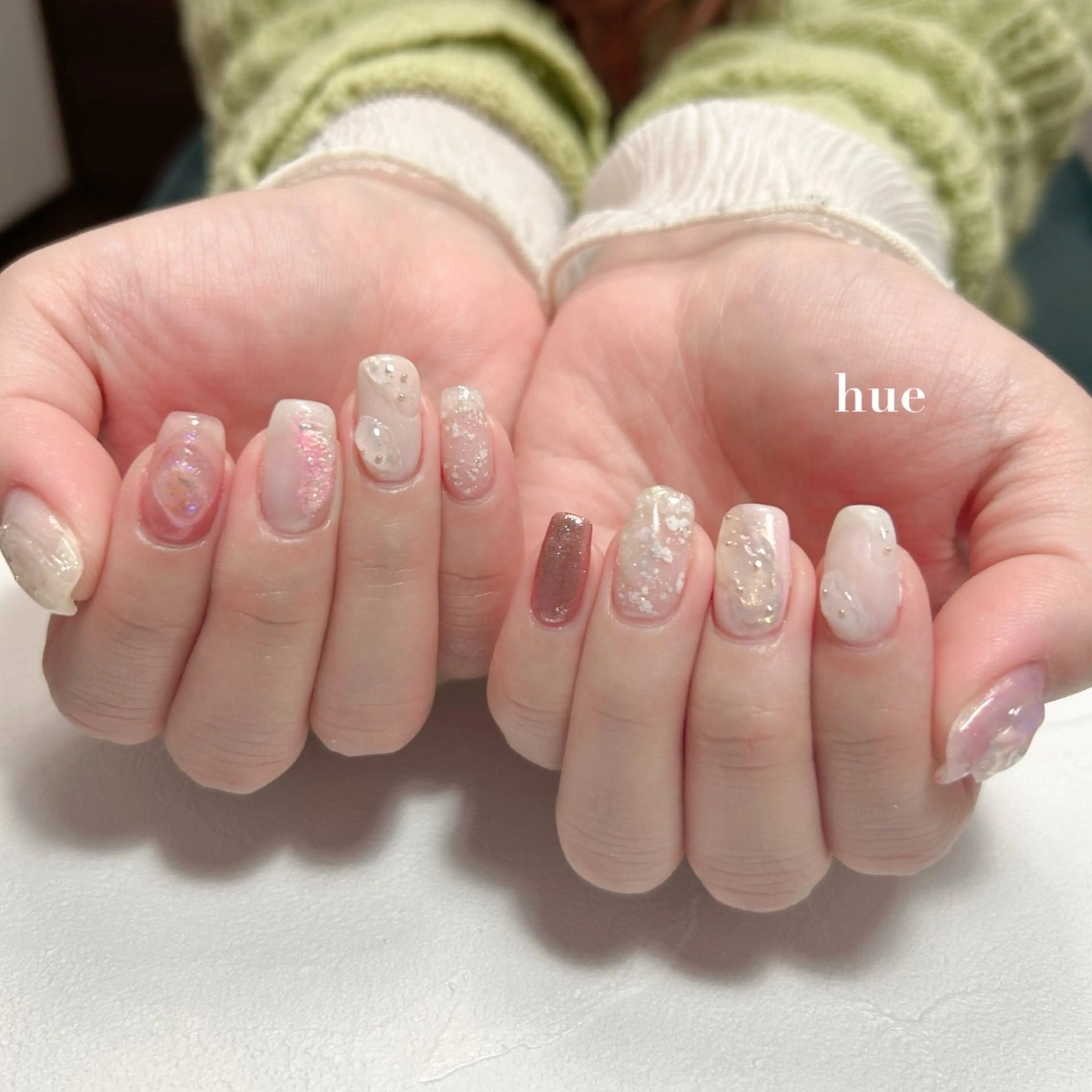 ネイル ハンドネイル hue nailのネイルデザイン