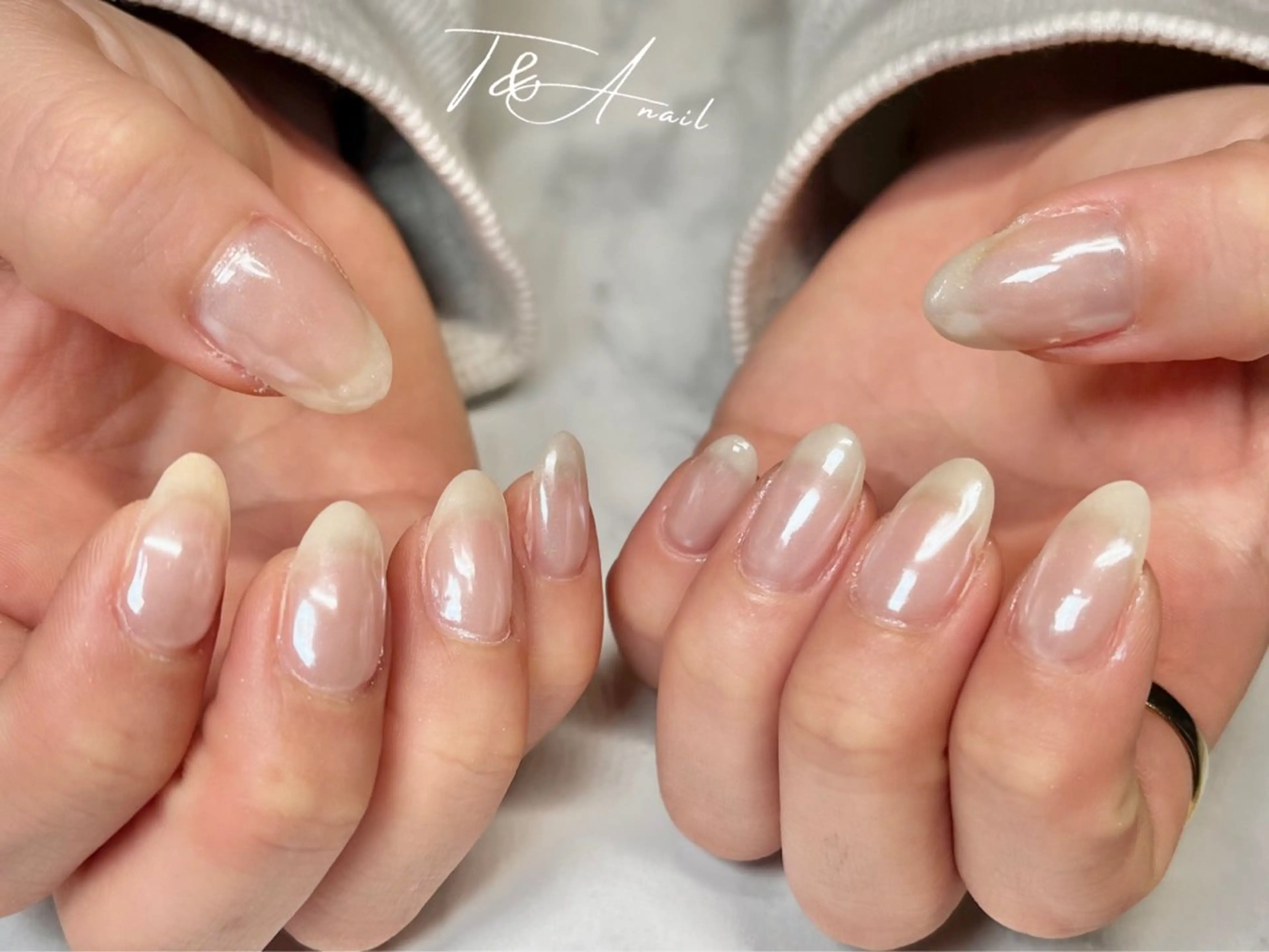 ネイル ジェルネイル ミラーネイル オフィスネイル ワンカラーネイル スカルプネイル ハンドネイル T&A nailのネイルデザイン