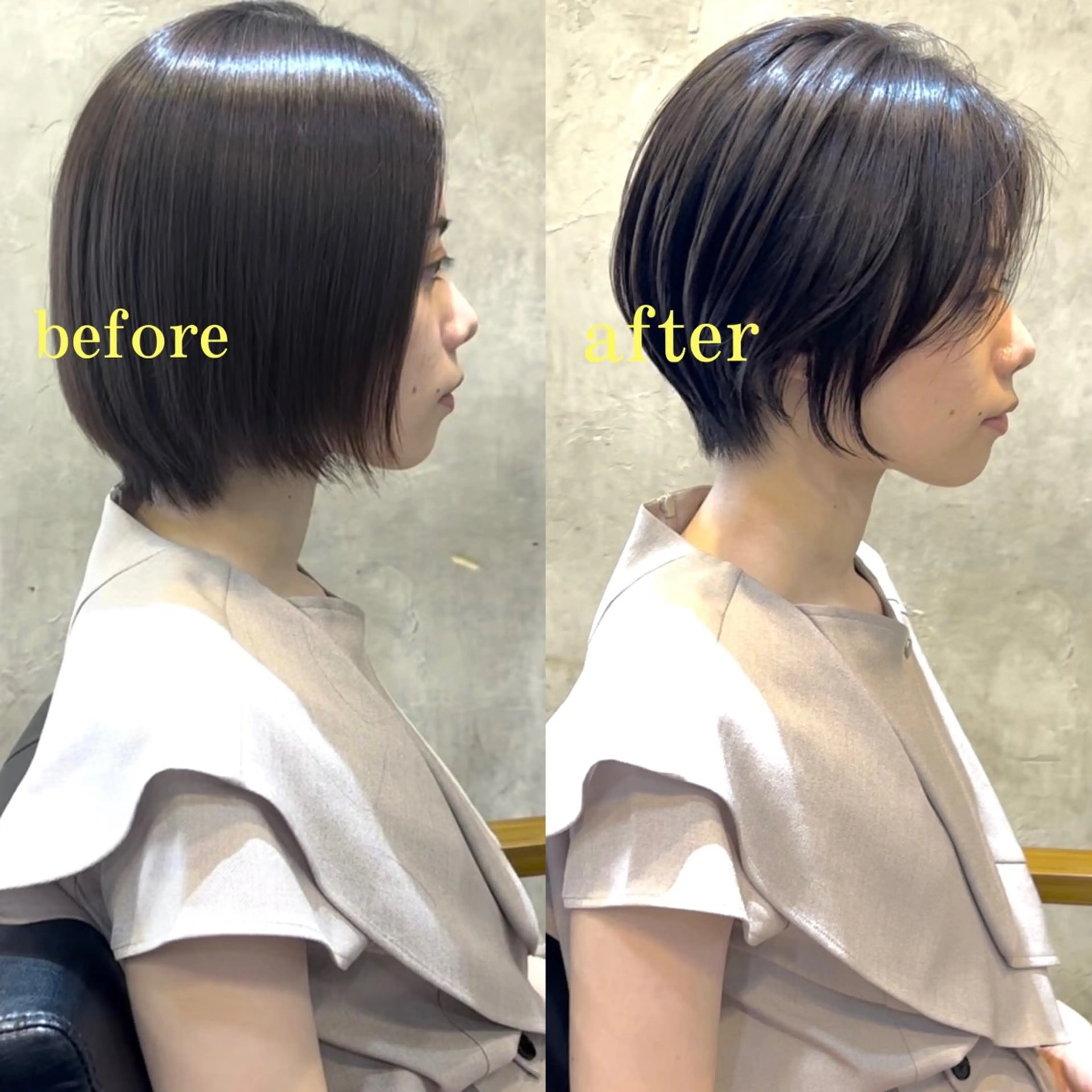 ショート カラー カット ヘアカラー ショート/ボブ 🌼YUNAのヘアスタイル