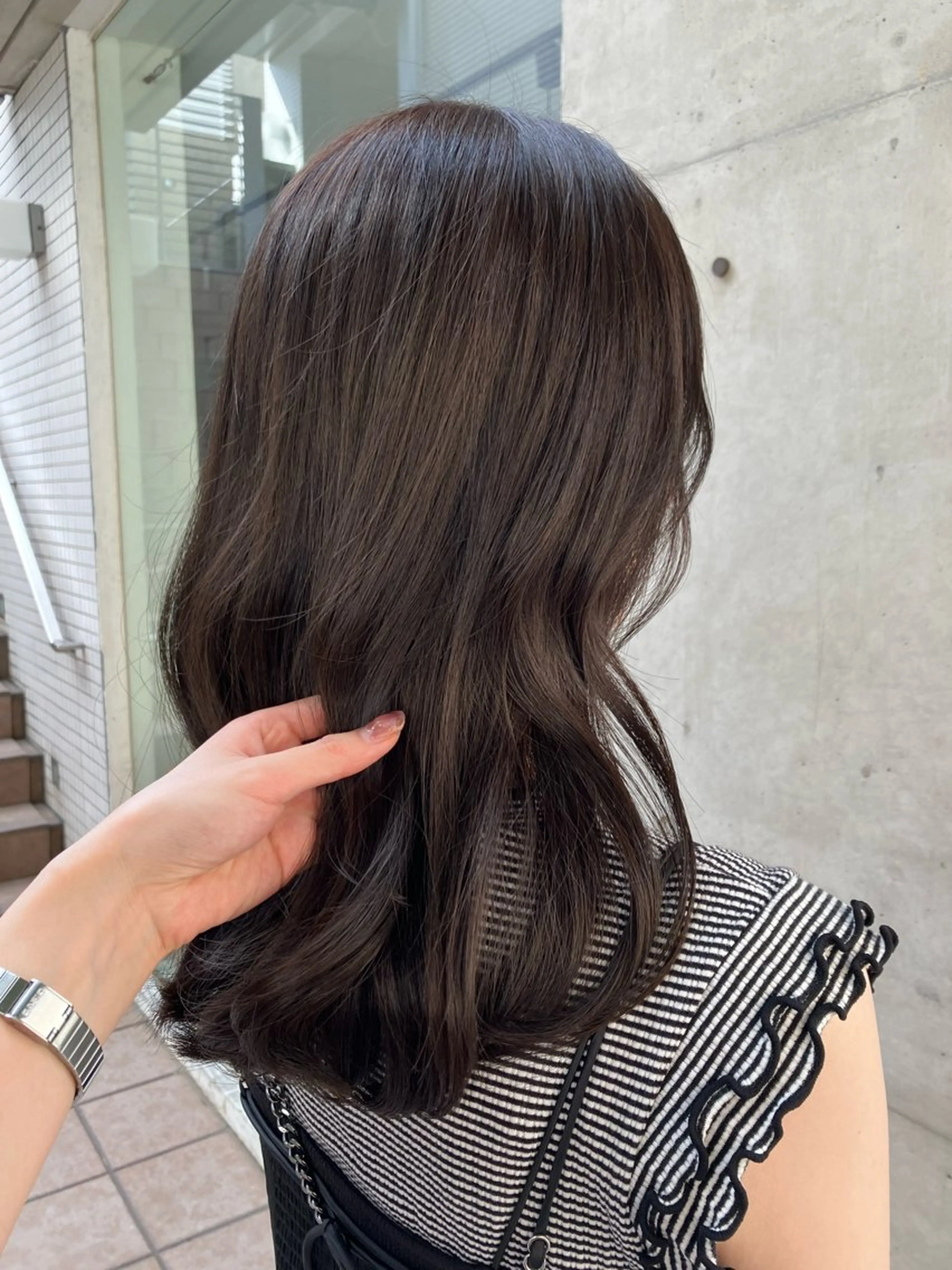 ロング カラー カット ヘアカラー トリートメント ニュアンスカラー／ メンズ🌙久住綾香のヘアスタイル
