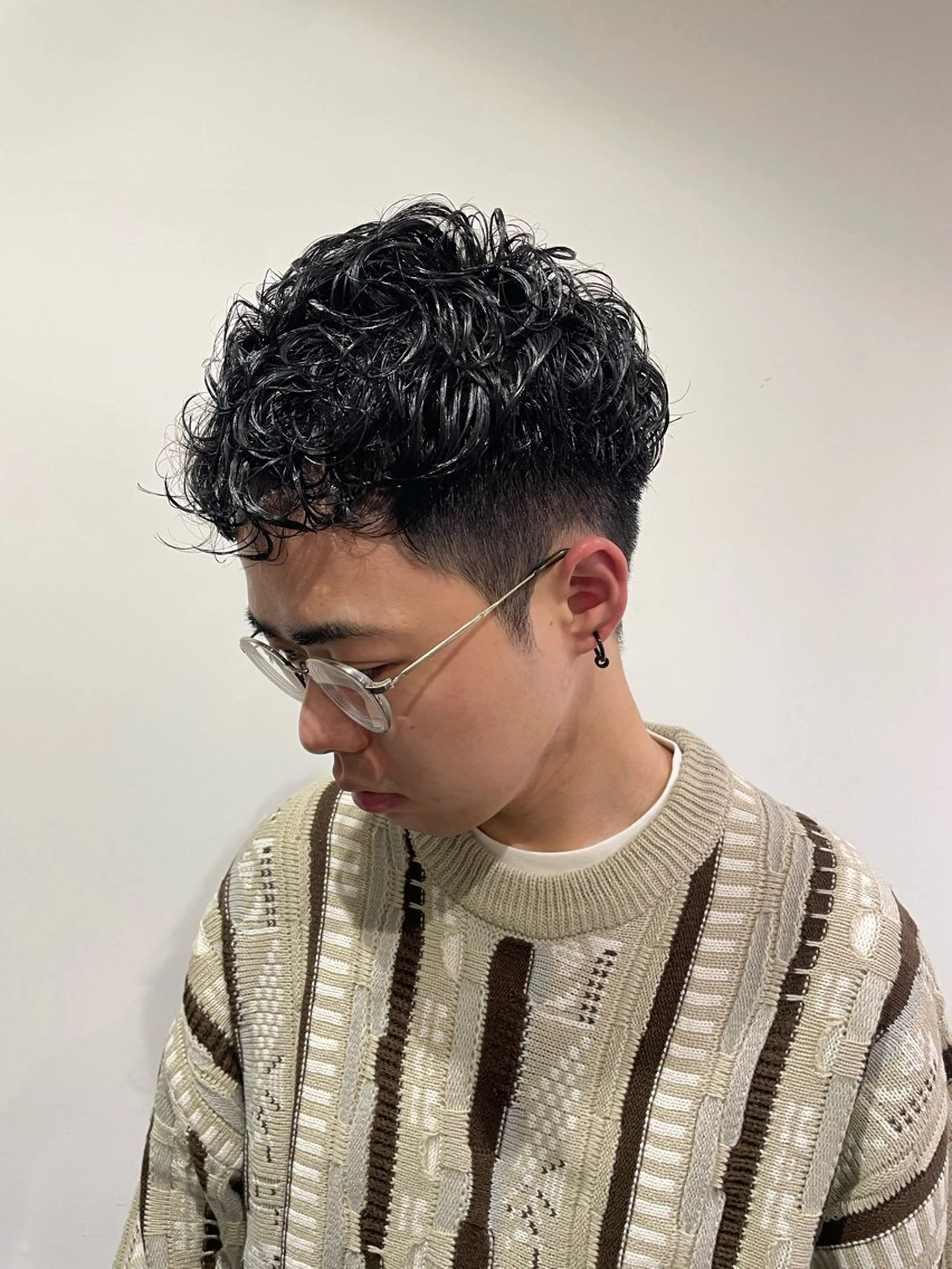 パーマ メンズ 稲垣 熙のヘアスタイル