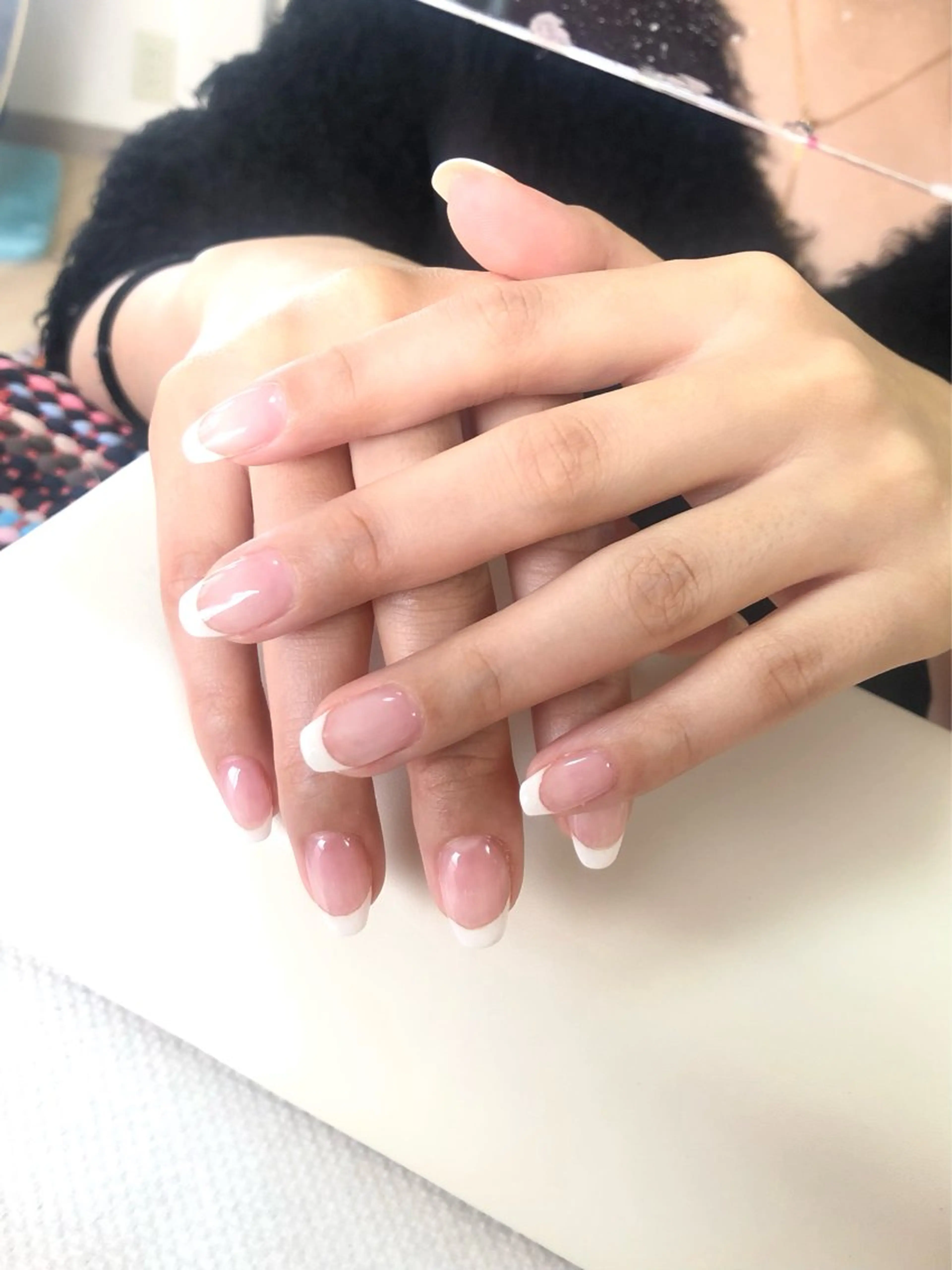 ネイル クリアネイル フレンチネイル ハンドネイル meeho所属・salon *meehoのネイルデザイン