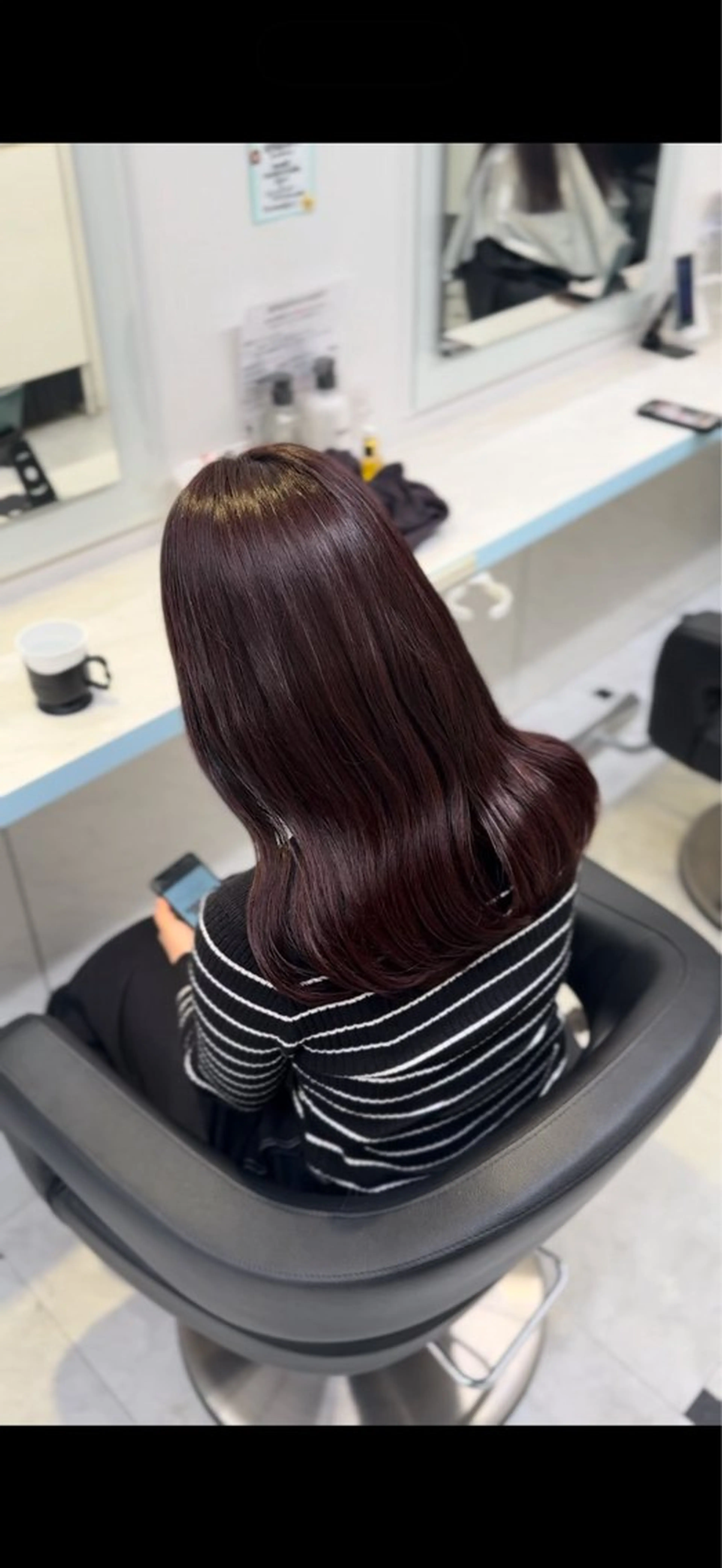 カラー ヘアカラー トリートメント ブリーチなし🍒中韓 /暖色系🍒のヘアスタイル