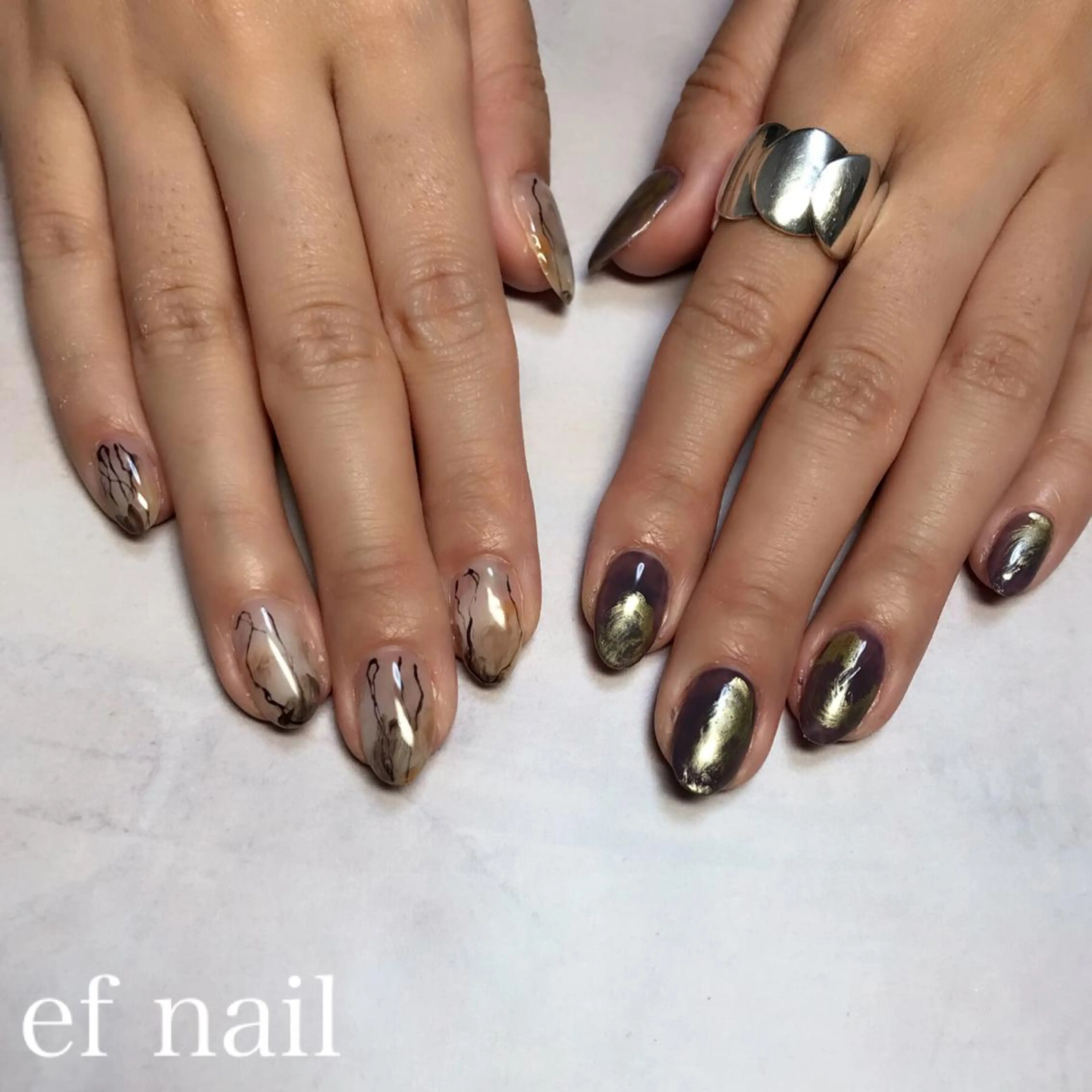 ネイル ハンドネイル ef nailのネイルデザイン
