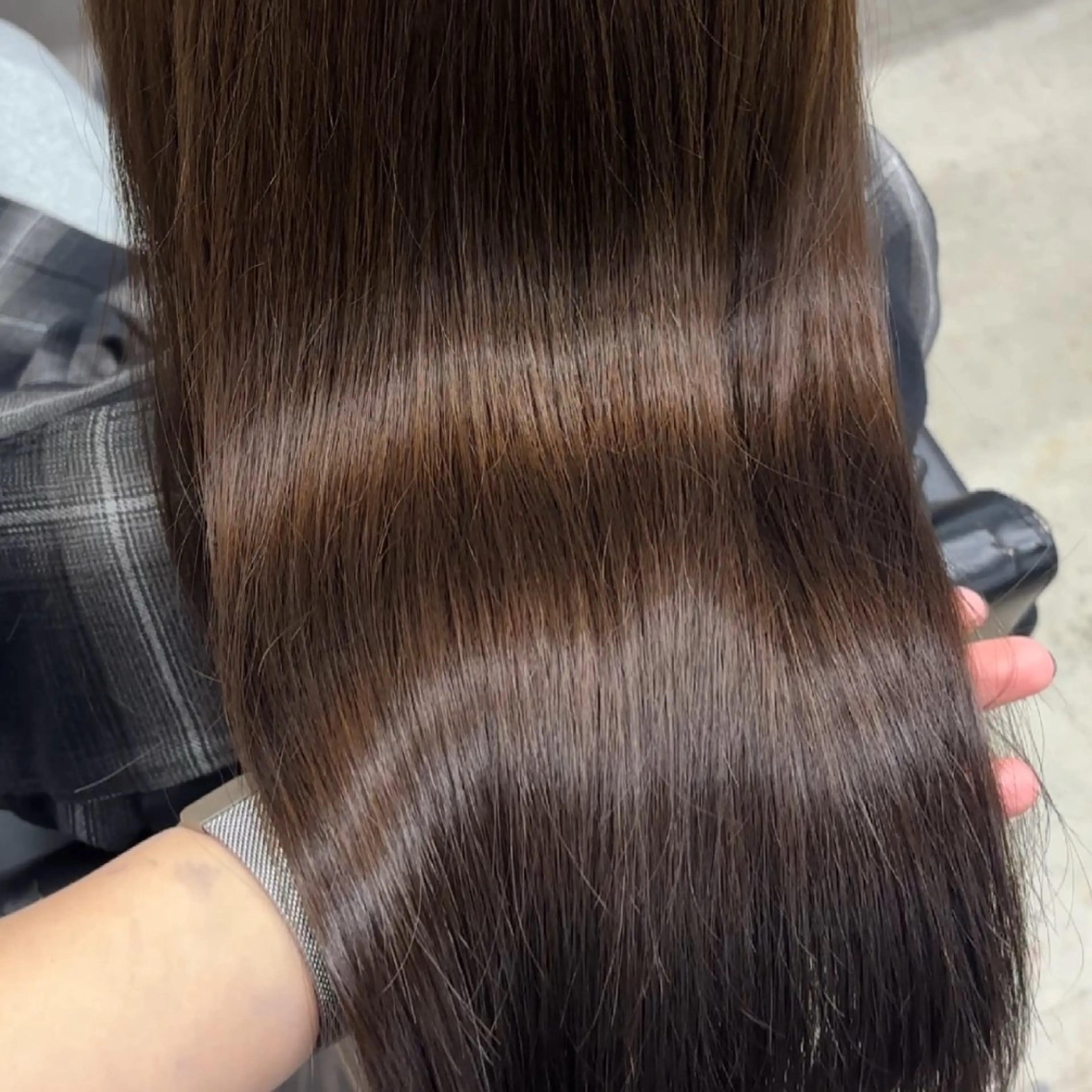 セミロング カラー ヘアカラー トリートメント Ameri所属・艶髪／韓国ヘア🎀 Kanon︎︎⁺.のヘアスタイル