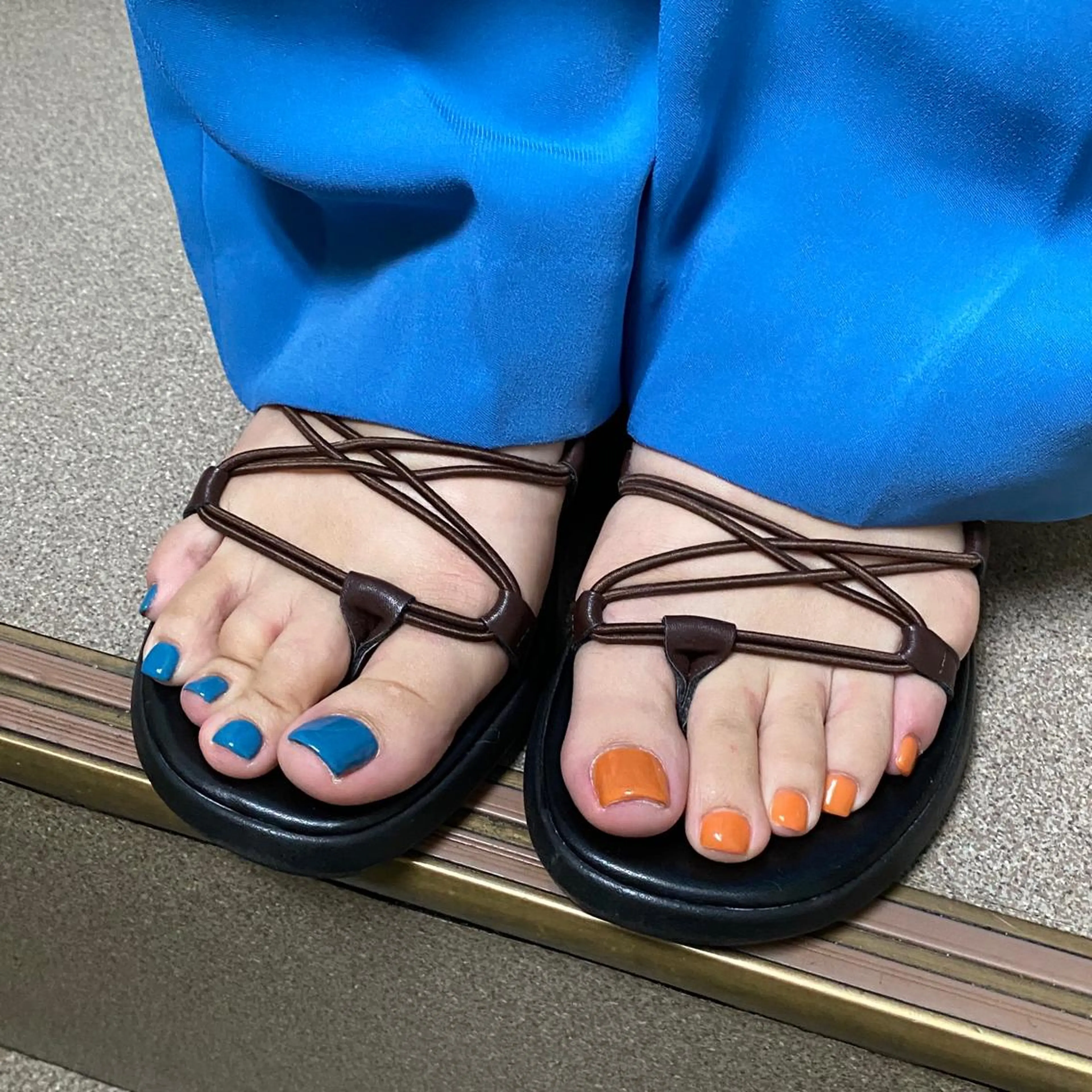 カラー 巻き爪補正 Umber　Miyaのネイルデザイン