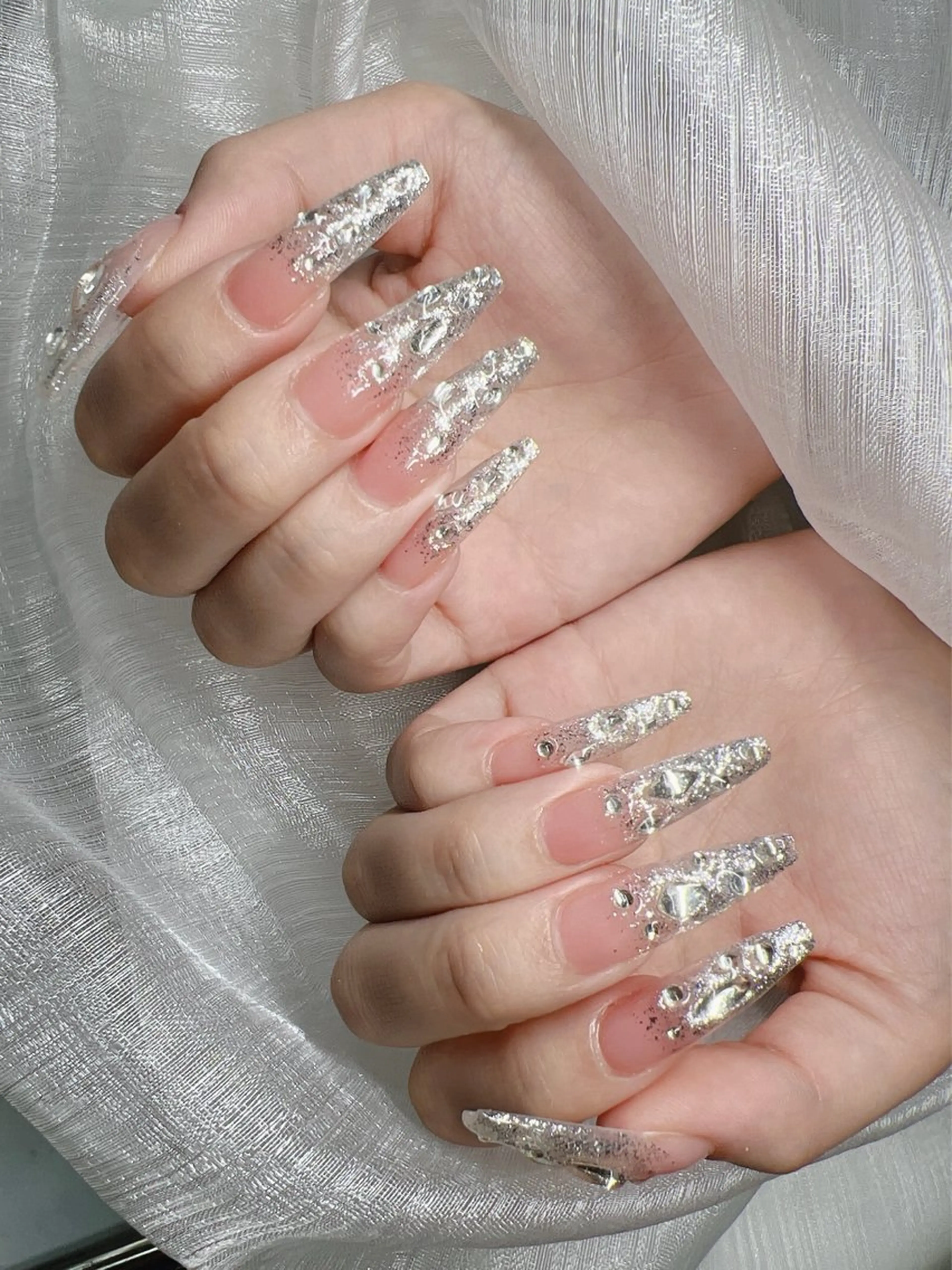ネイル ハンドネイル Lee Nails チップ長さだし専門店のネイルデザイン