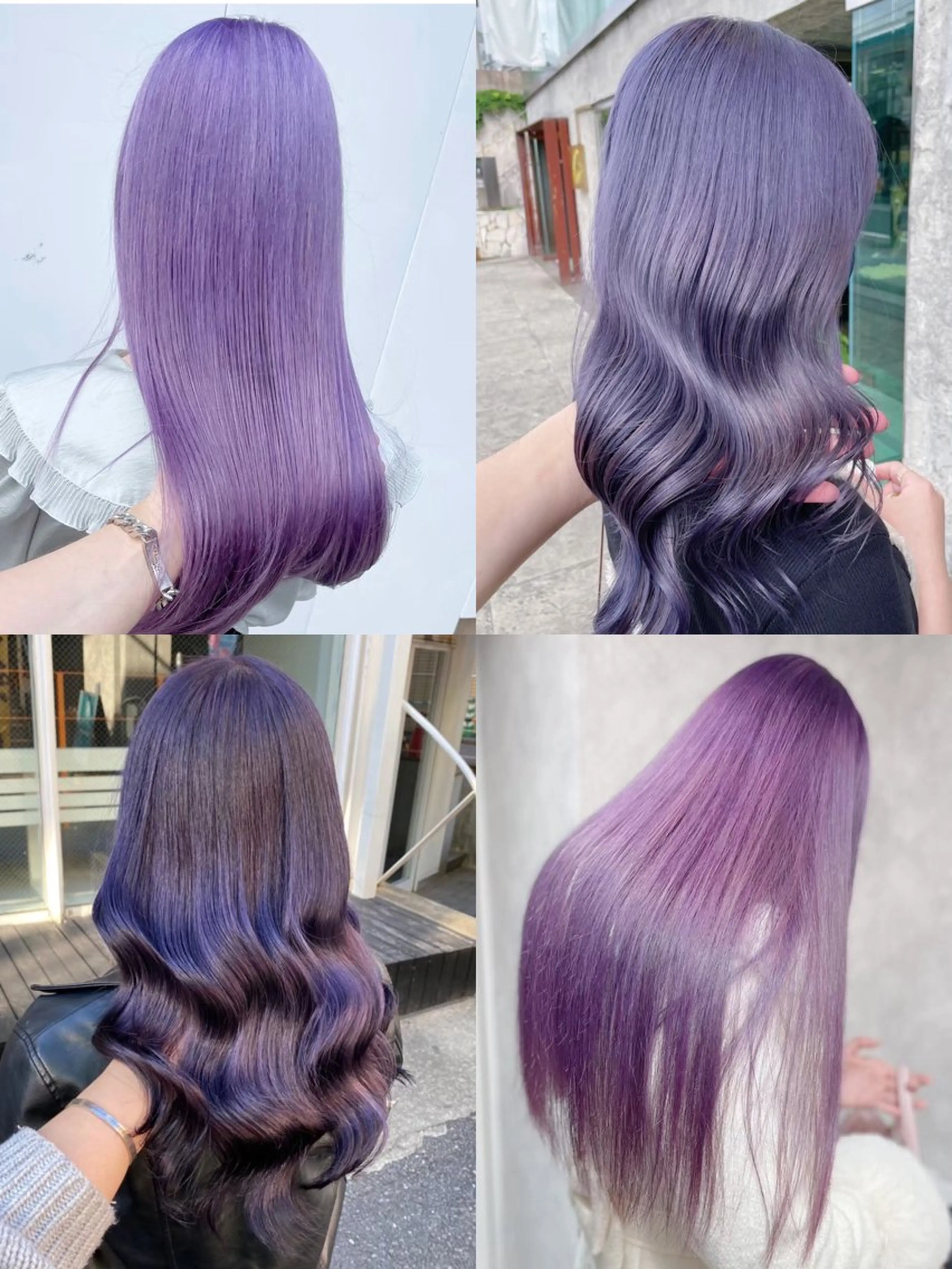 ロング カラー カット ヘアカラー 深野 ちさとのヘアスタイル