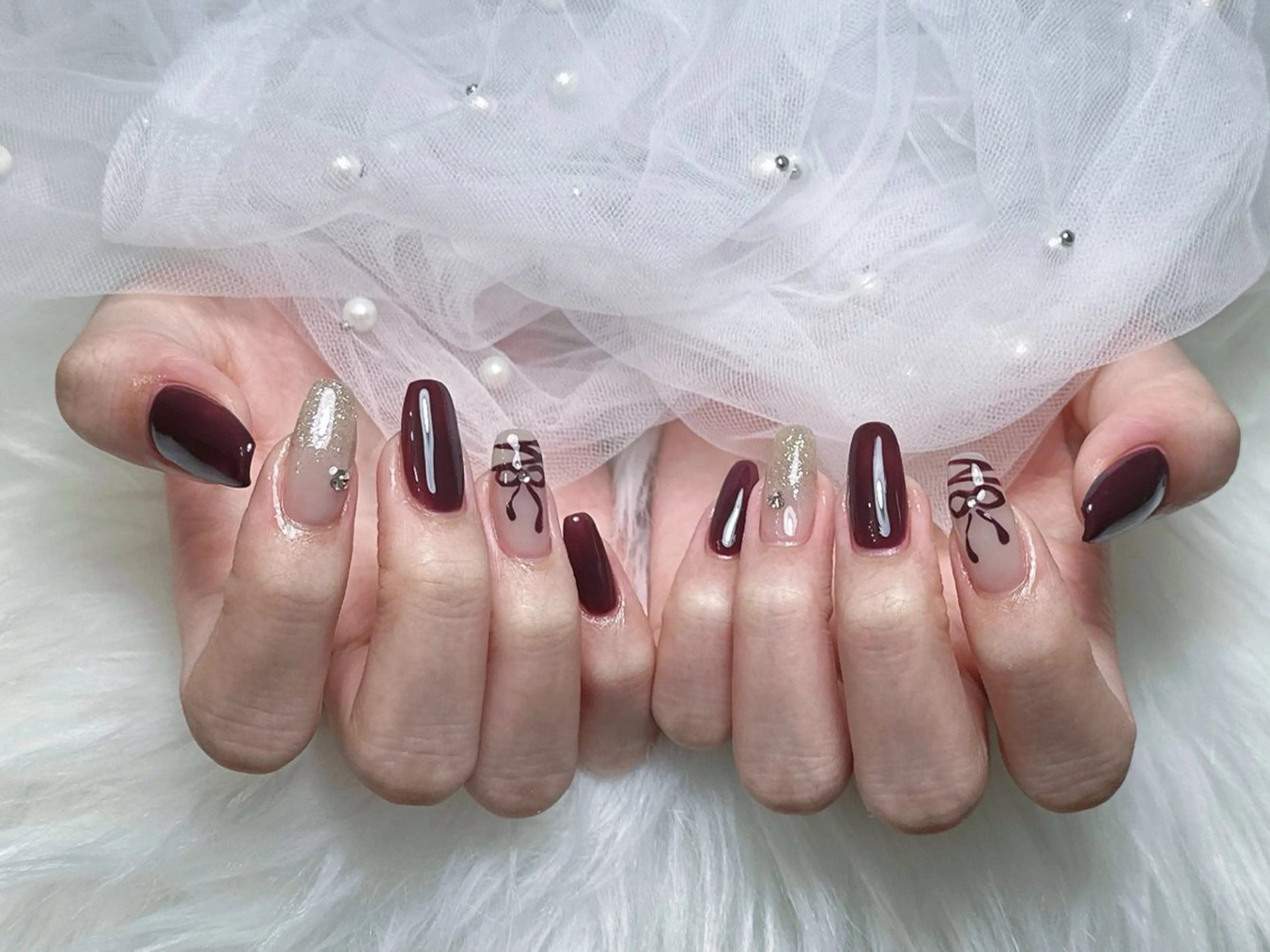 ネイル ハンドネイル 【Eclat ｴｸﾗ】nail＆beauty所属・Eclat〔ｴｸﾗ〕 MOEKA𝜗𝜚*のネイルデザイン