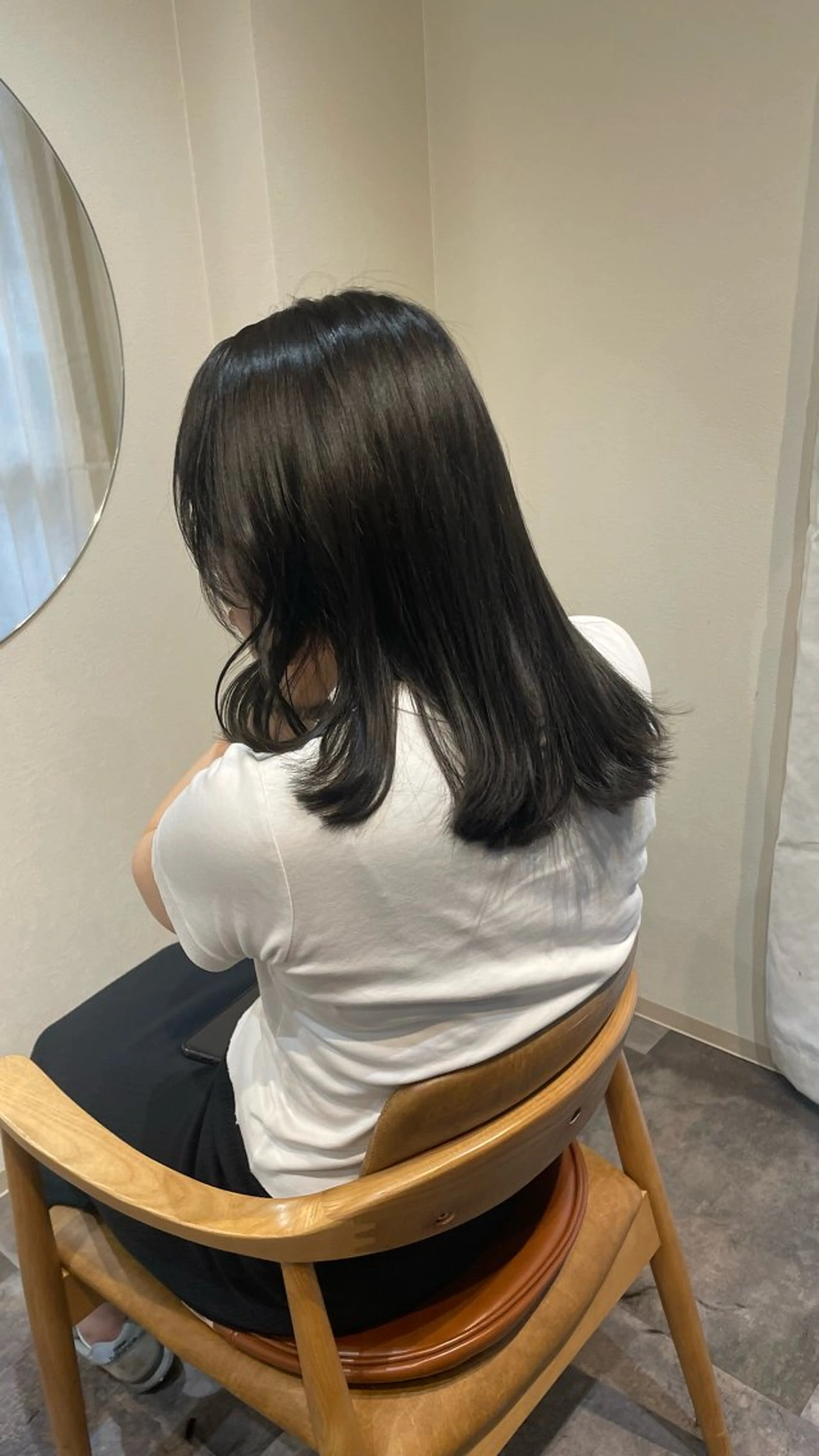 セミロング カラー 透明感カラー グレージュ ヘッドスパ 鎌田卓也/髪質改善 /透明感カラーのヘアスタイル