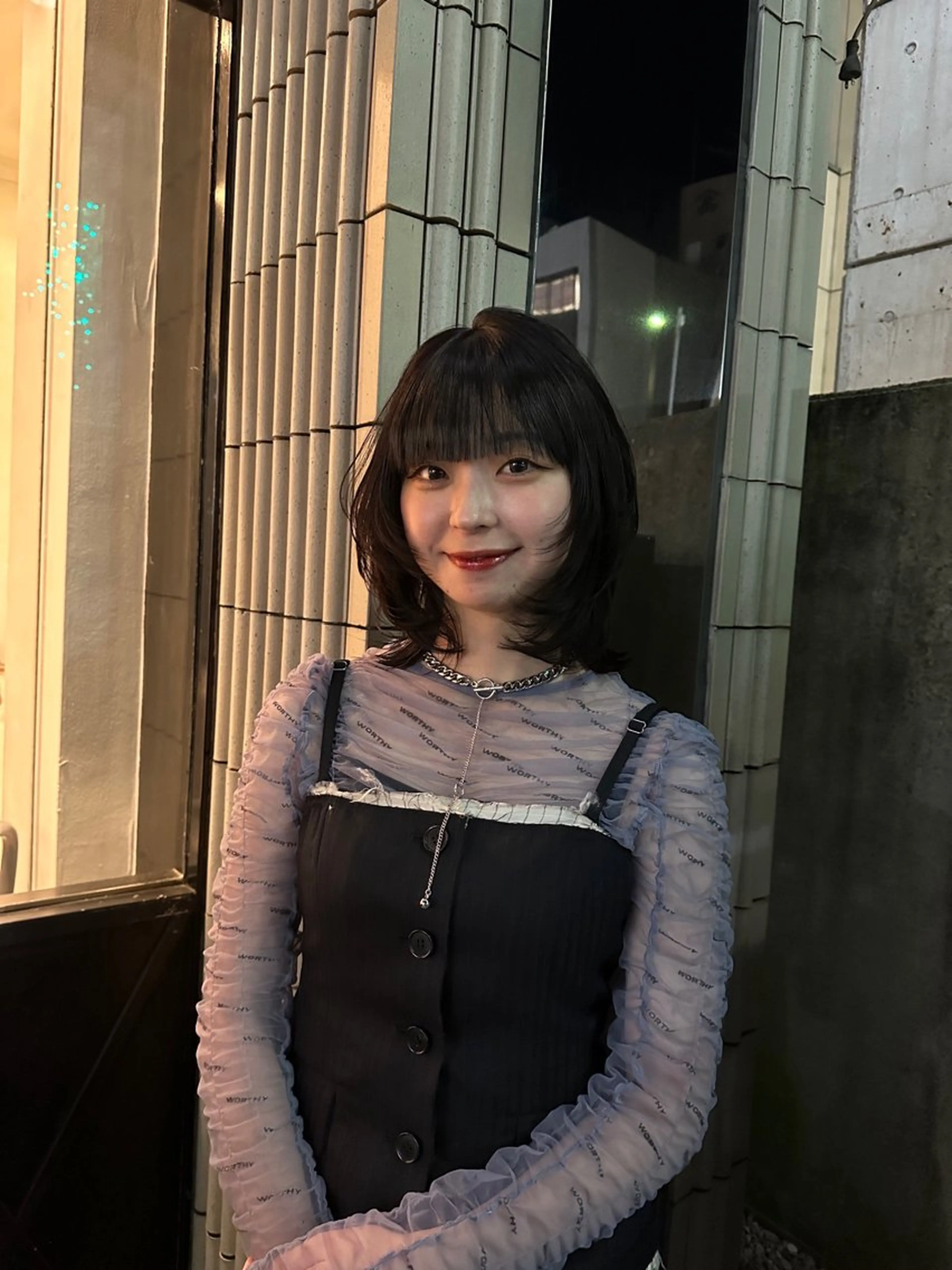 ミディアム カット ヘアカラー ショート無料カット 募集🩶narumiのヘアスタイル