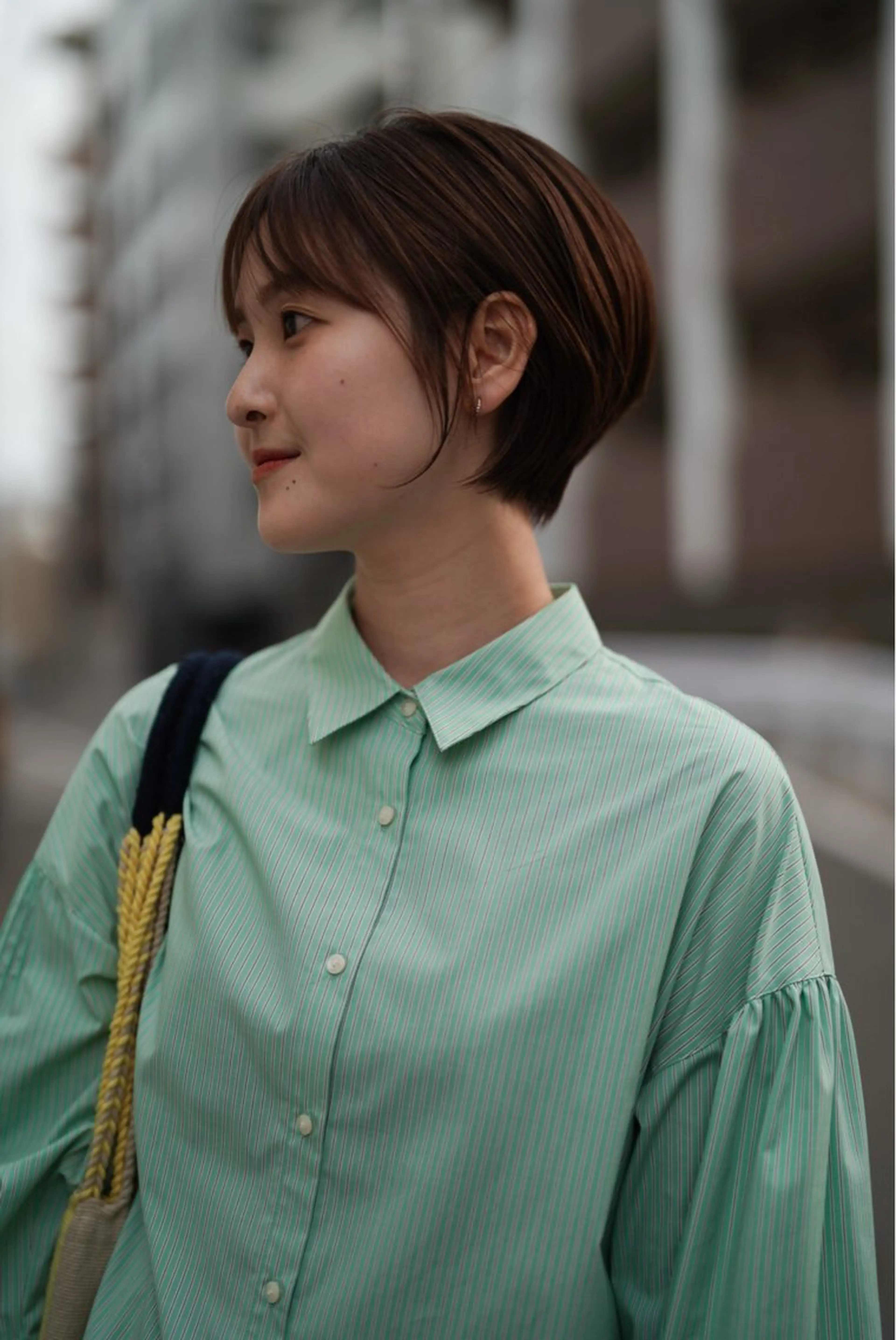 ショート ショートボブ ボブ ショートヘア NANAKO benji 福間のヘアスタイル