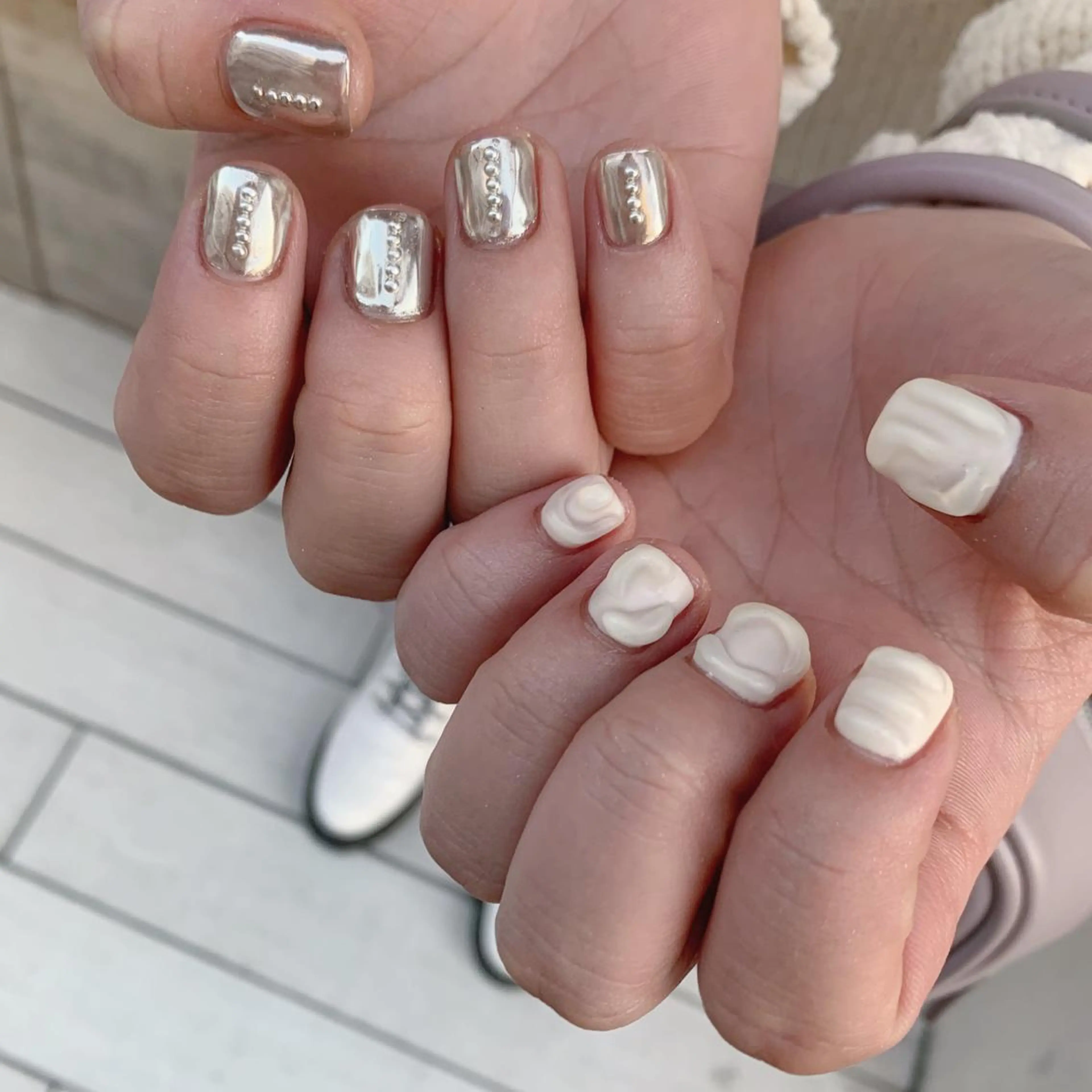 ネイル 持ち込み 鈴木 まゆのネイルデザイン