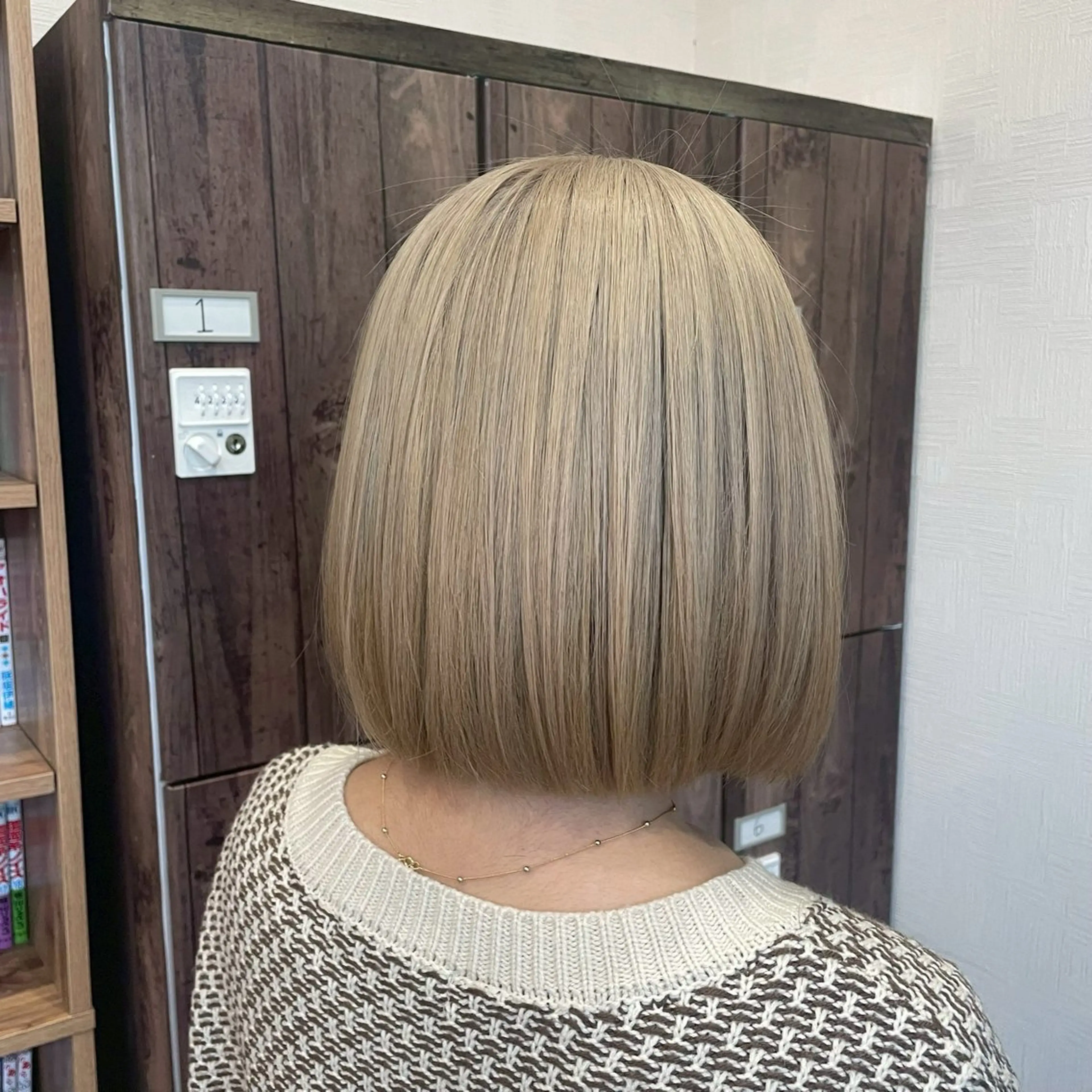 ミディアム ヘアカラー エヌプランツイズミフチュウ所属・エヌプランツ 和泉府中のヘアスタイル