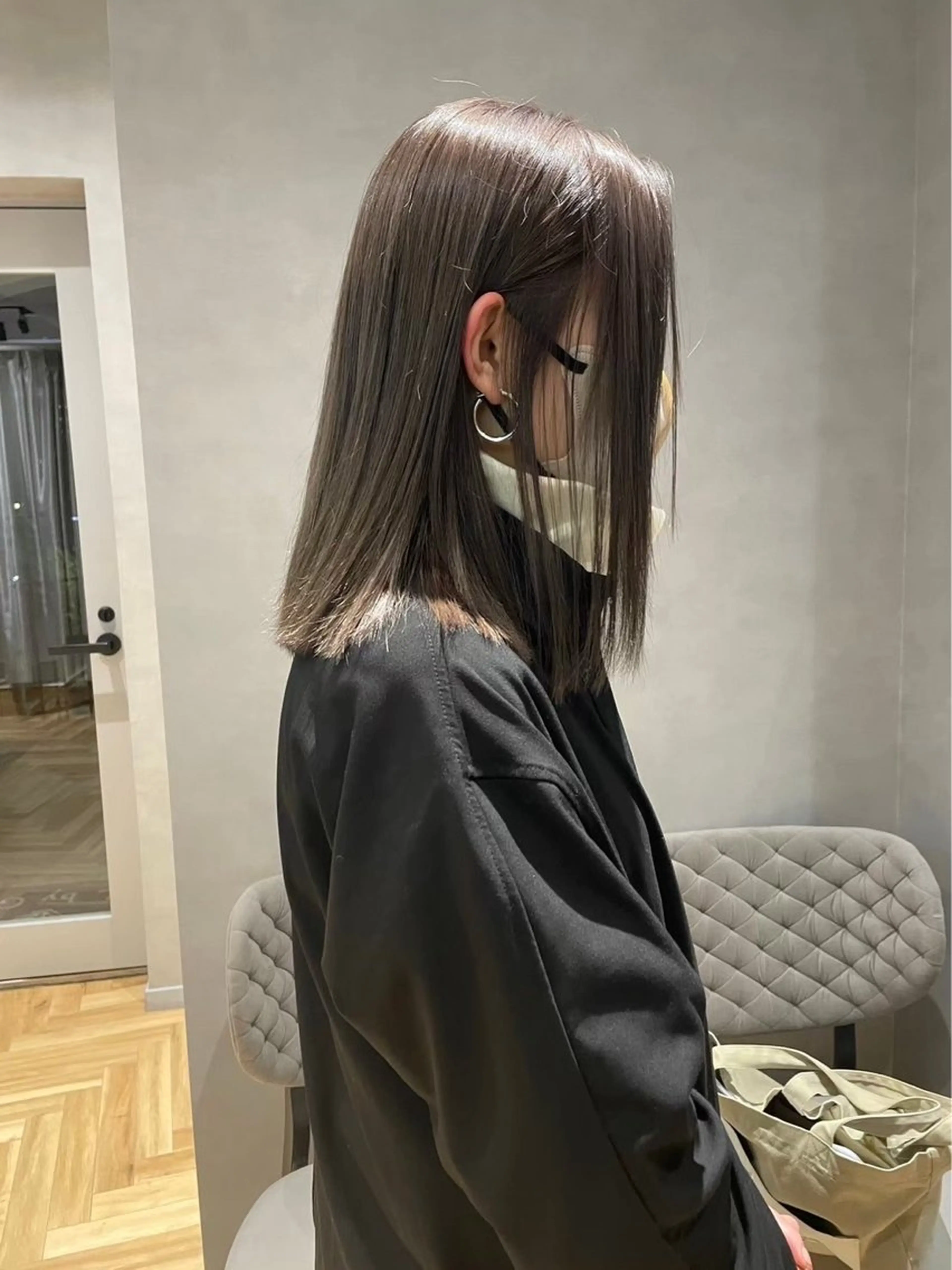 ミディアム 太田代 桃のヘアスタイル