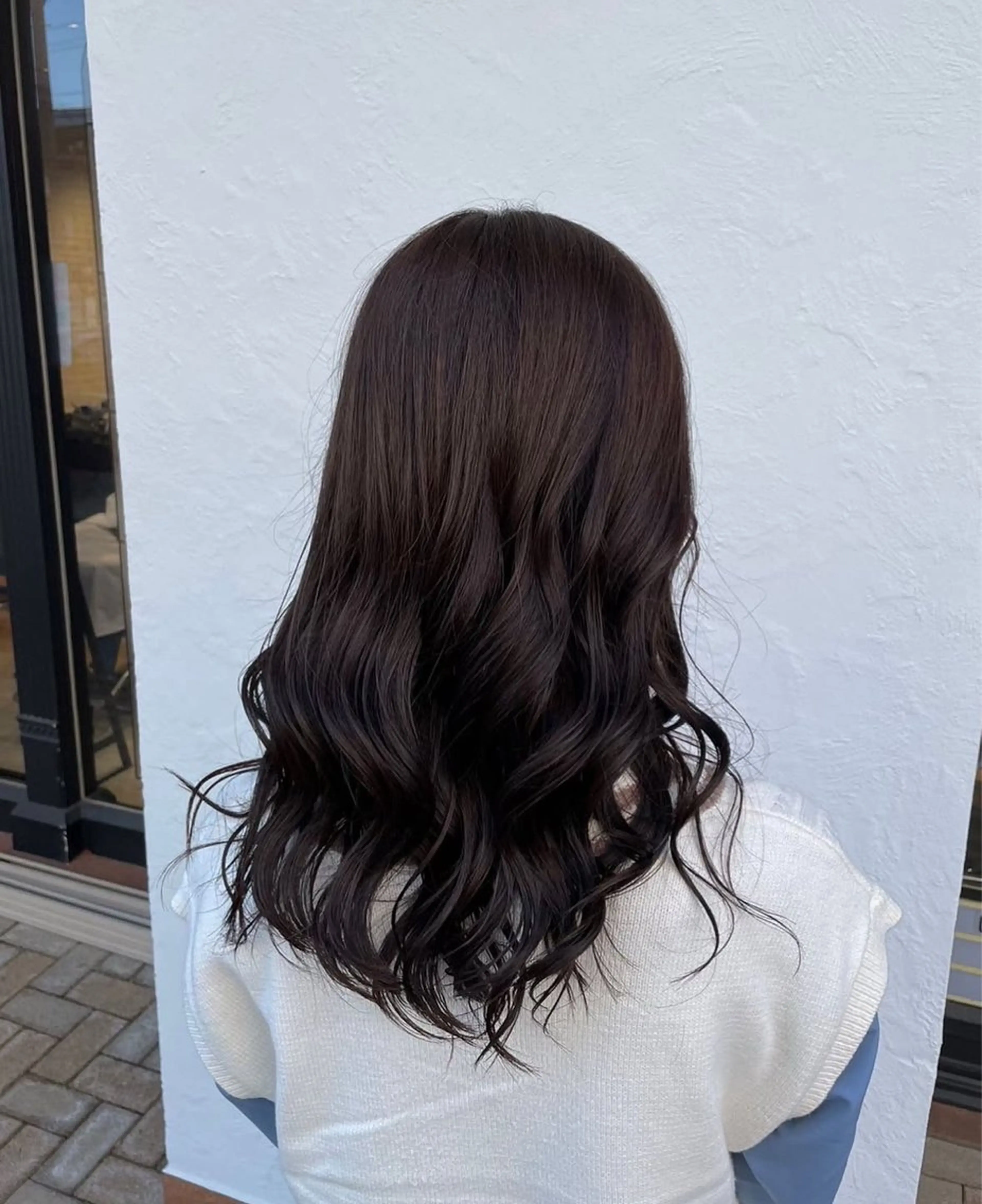 ロング カラー 生尾 虹水のヘアスタイル