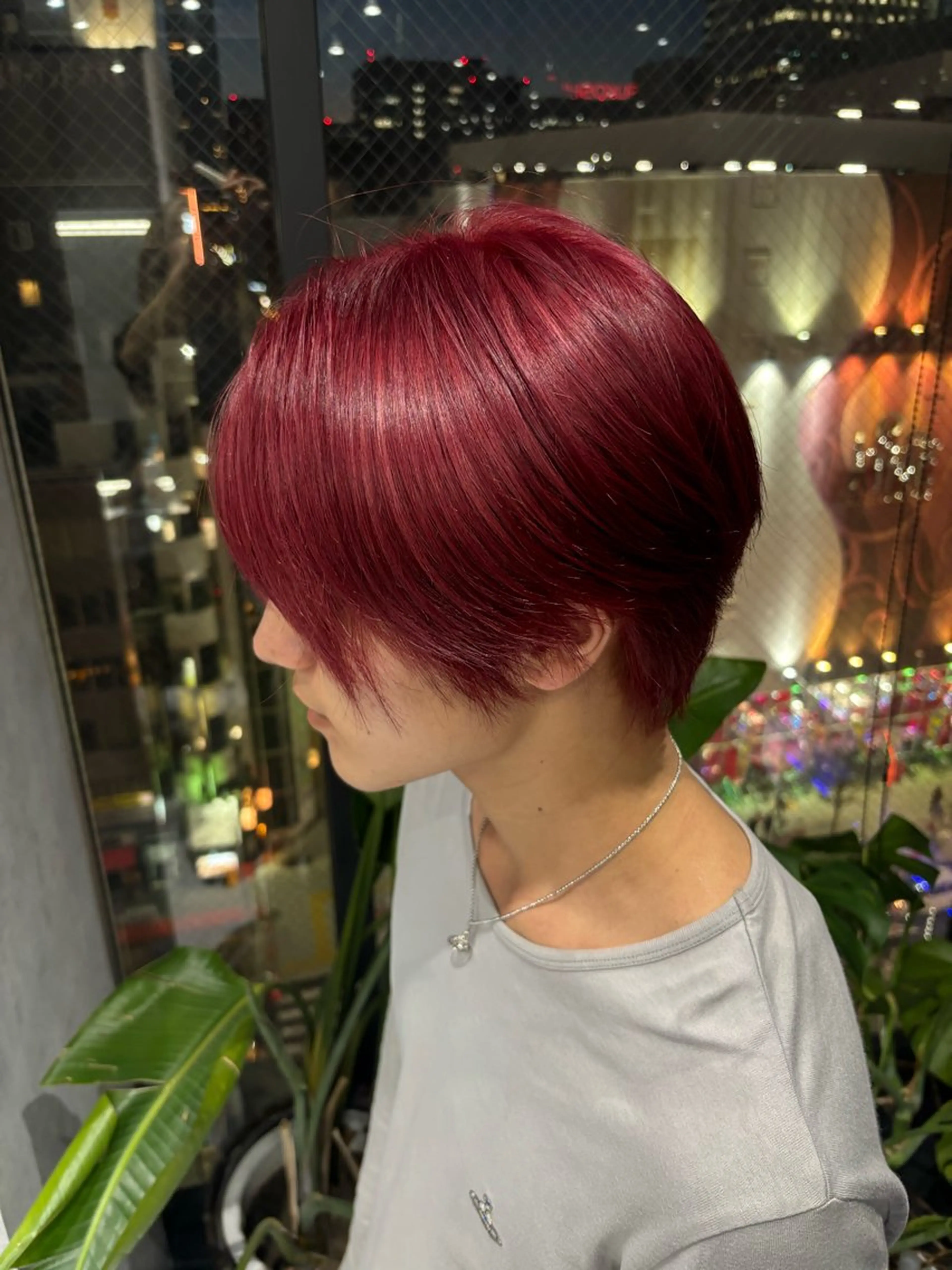 カラー メンズ 山田 瑛司のヘアスタイル