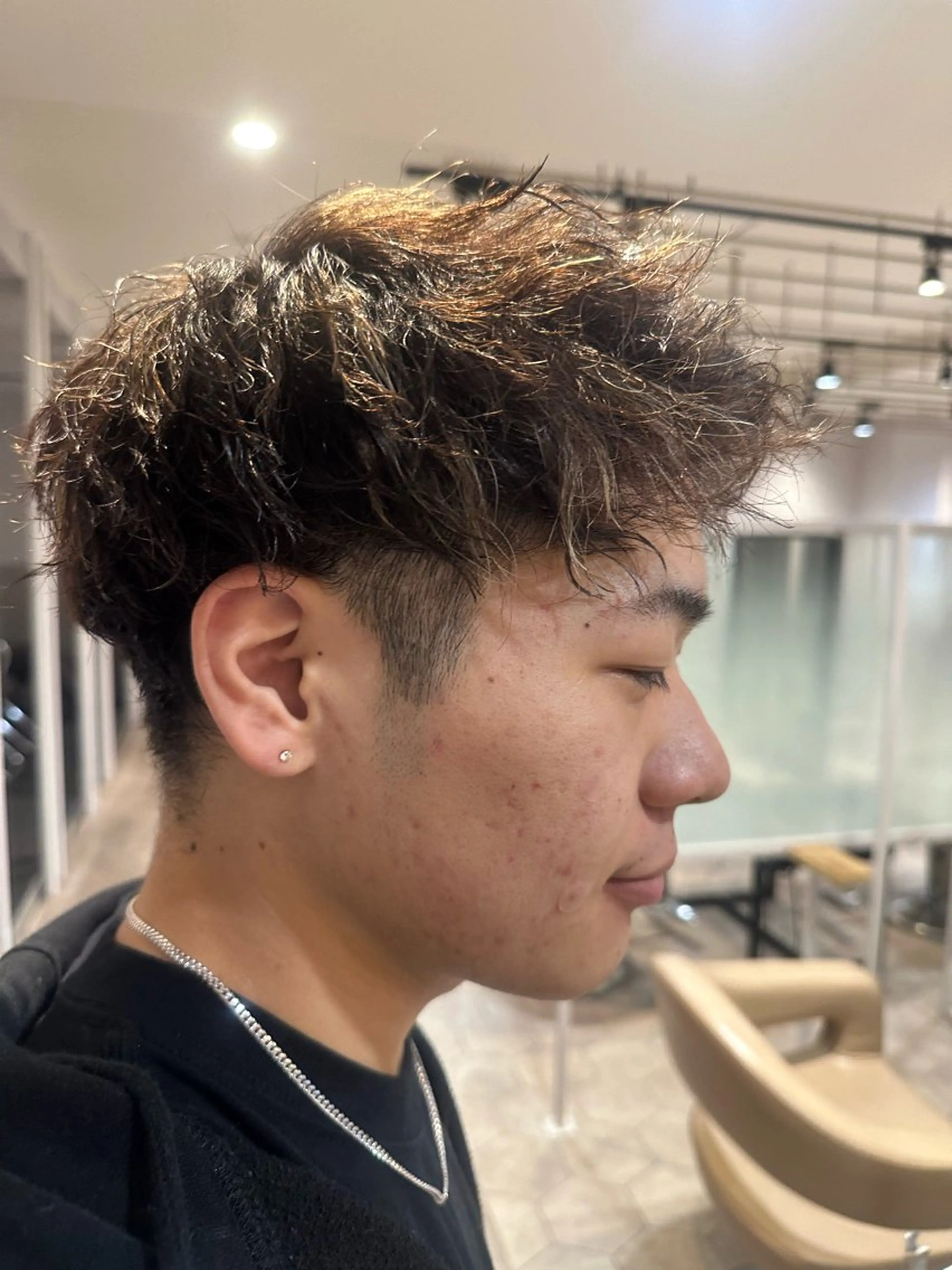 パーマ メンズ hair＆make EARTH センター南店所属・メンズ特化🌈 石原衛志🌈のヘアスタイル