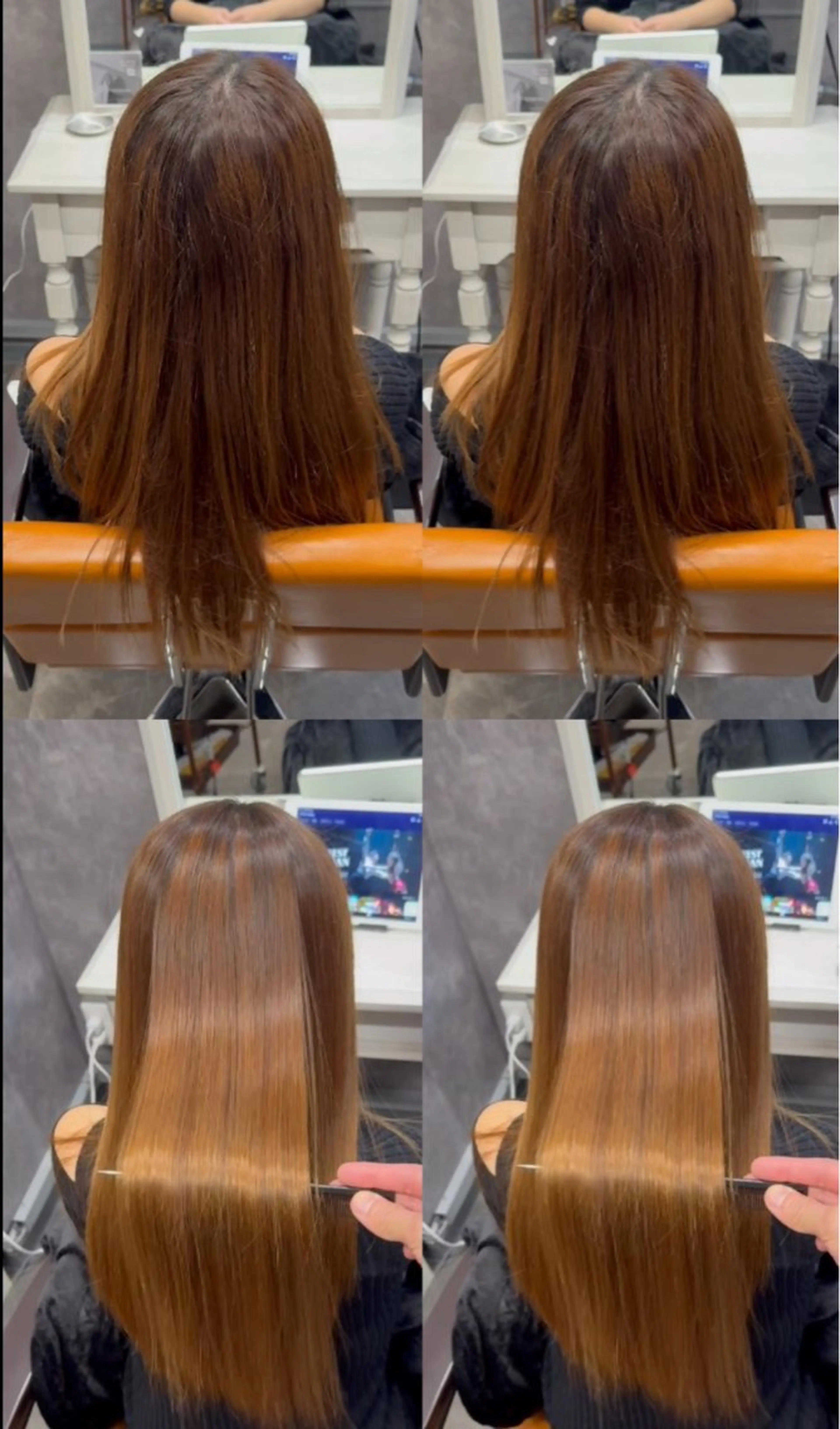 ロング 髪質改善 縮毛矯正 トリートメント カット 縮毛矯正 トリートメント ナナシ所属・✨髪質改善／縮毛矯正 木村和司✨のヘアスタイル