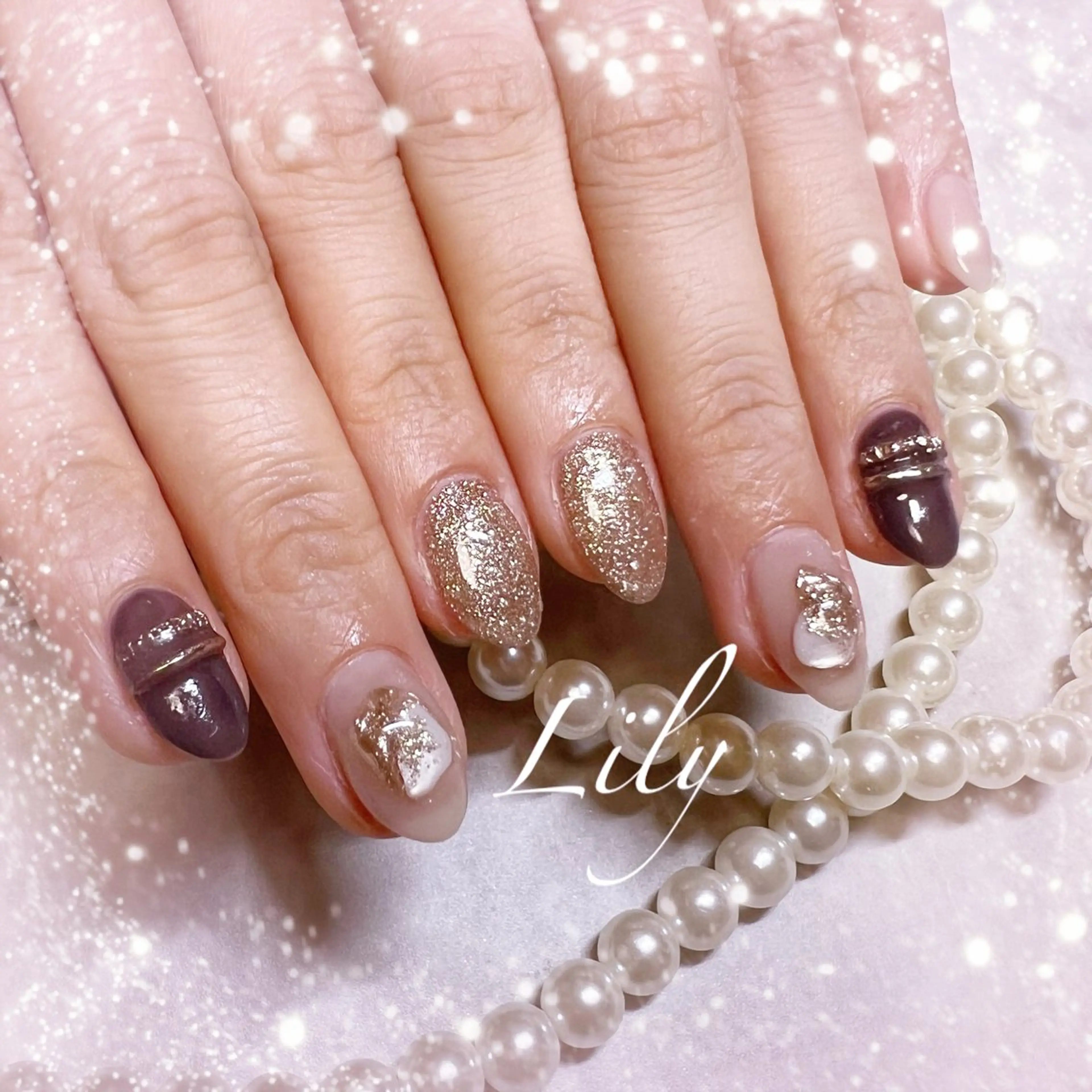 ネイル ハンドネイル Nailsalon Lilyのネイルデザイン