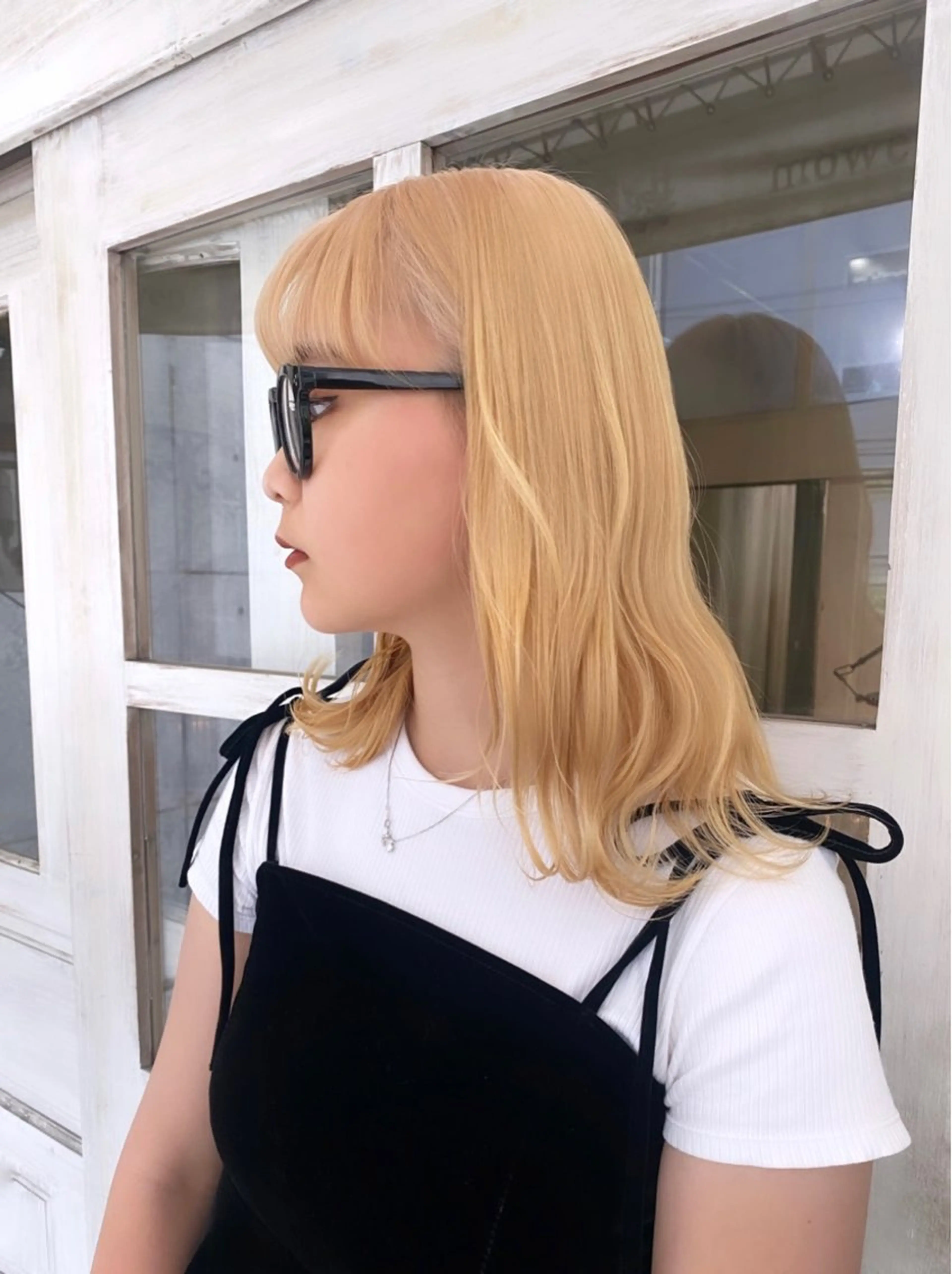 セミロング カラー ヘアアレンジ メンズ 心斎橋美容室 Junのヘアスタイル