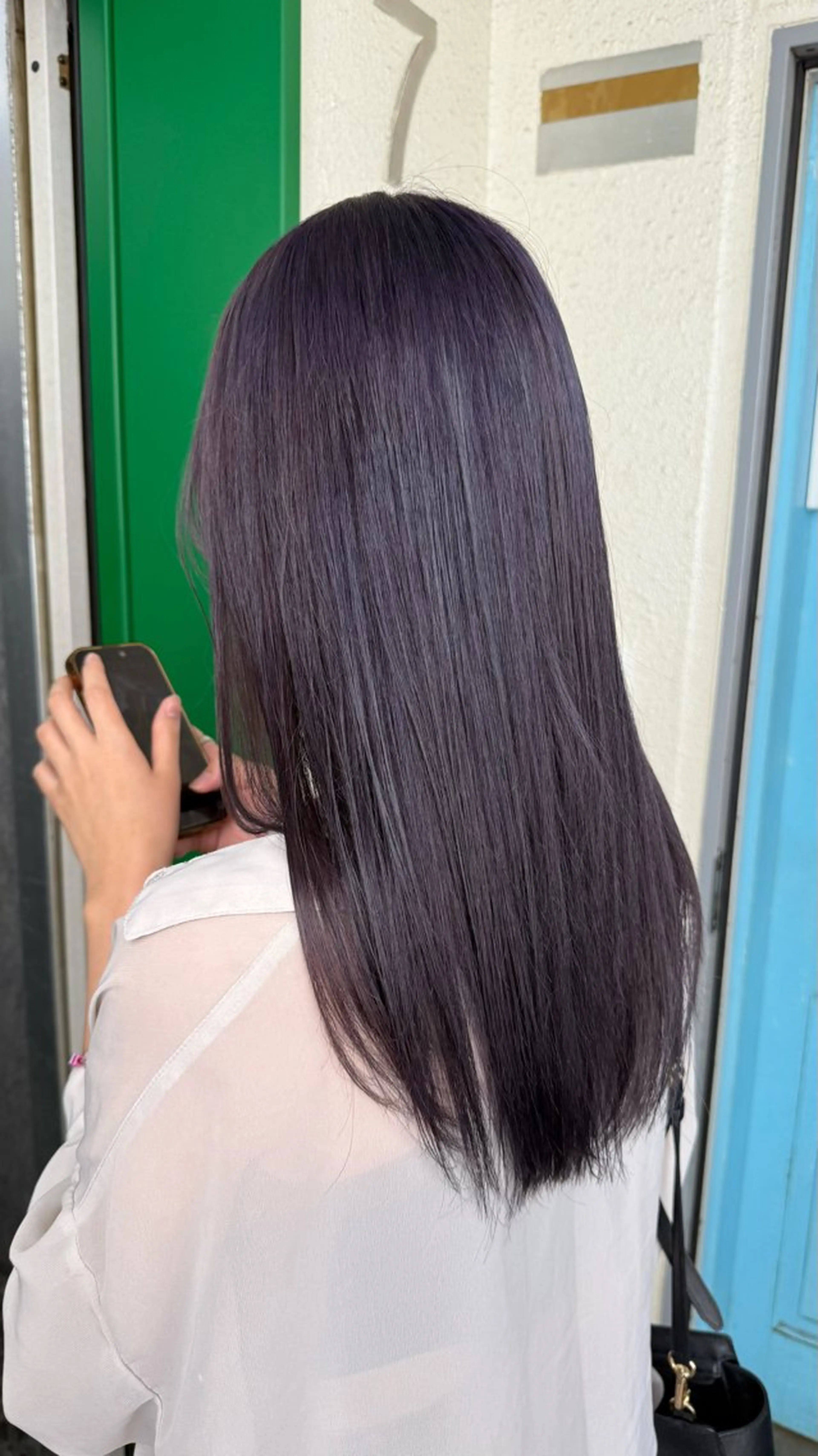 ロング カラー ヘアカラー トリートメント ヘアセット 💞艶カラー/ ブリーチ💞ユウカのヘアスタイル