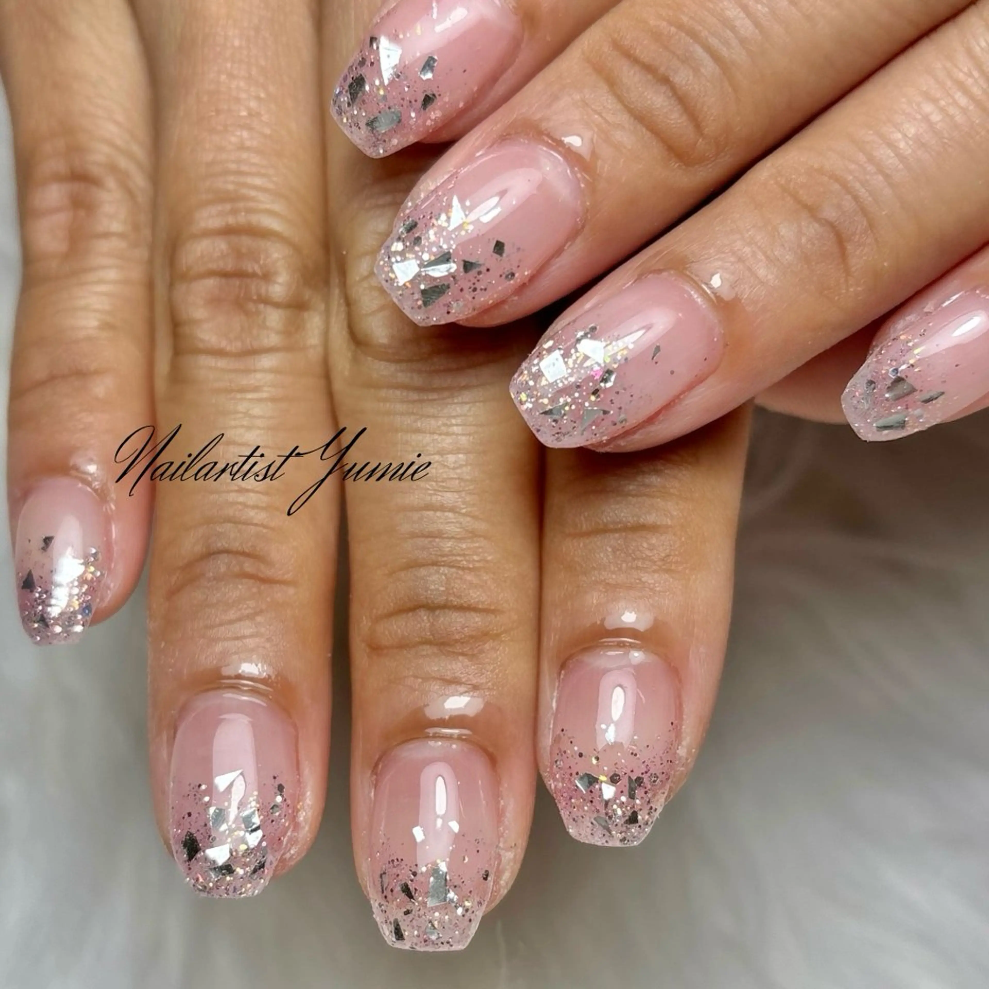 ネイル シンプルネイル ハンドネイル Setsalon Churaku Nailist Yumie所属・【沖縄市安慶田】 🤍Yumieのネイルデザイン