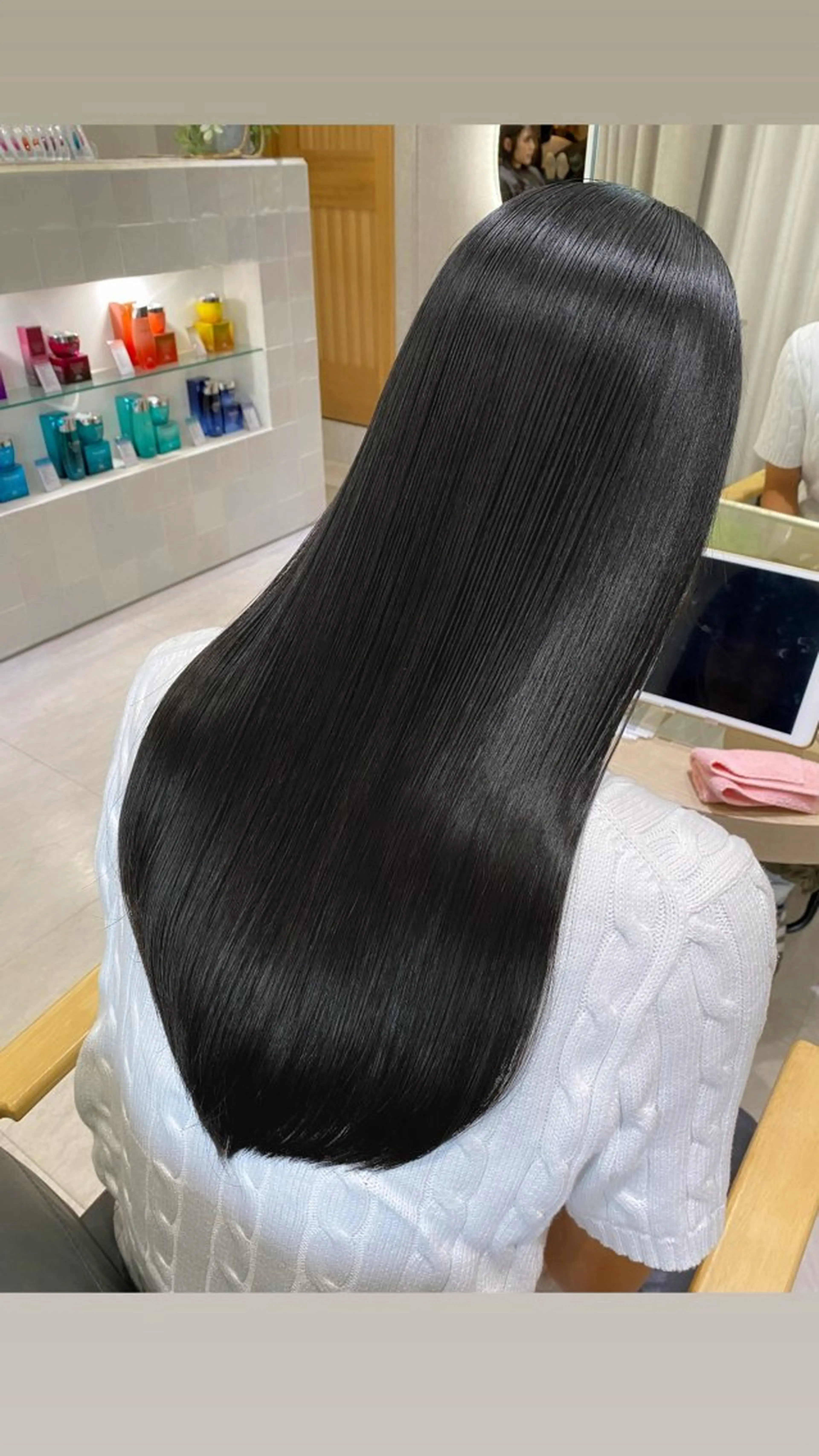 セミロング カット ヘアカラー トリートメント 中村一樹/髪質改善 艶髪/艶カラー/美髪のヘアスタイル