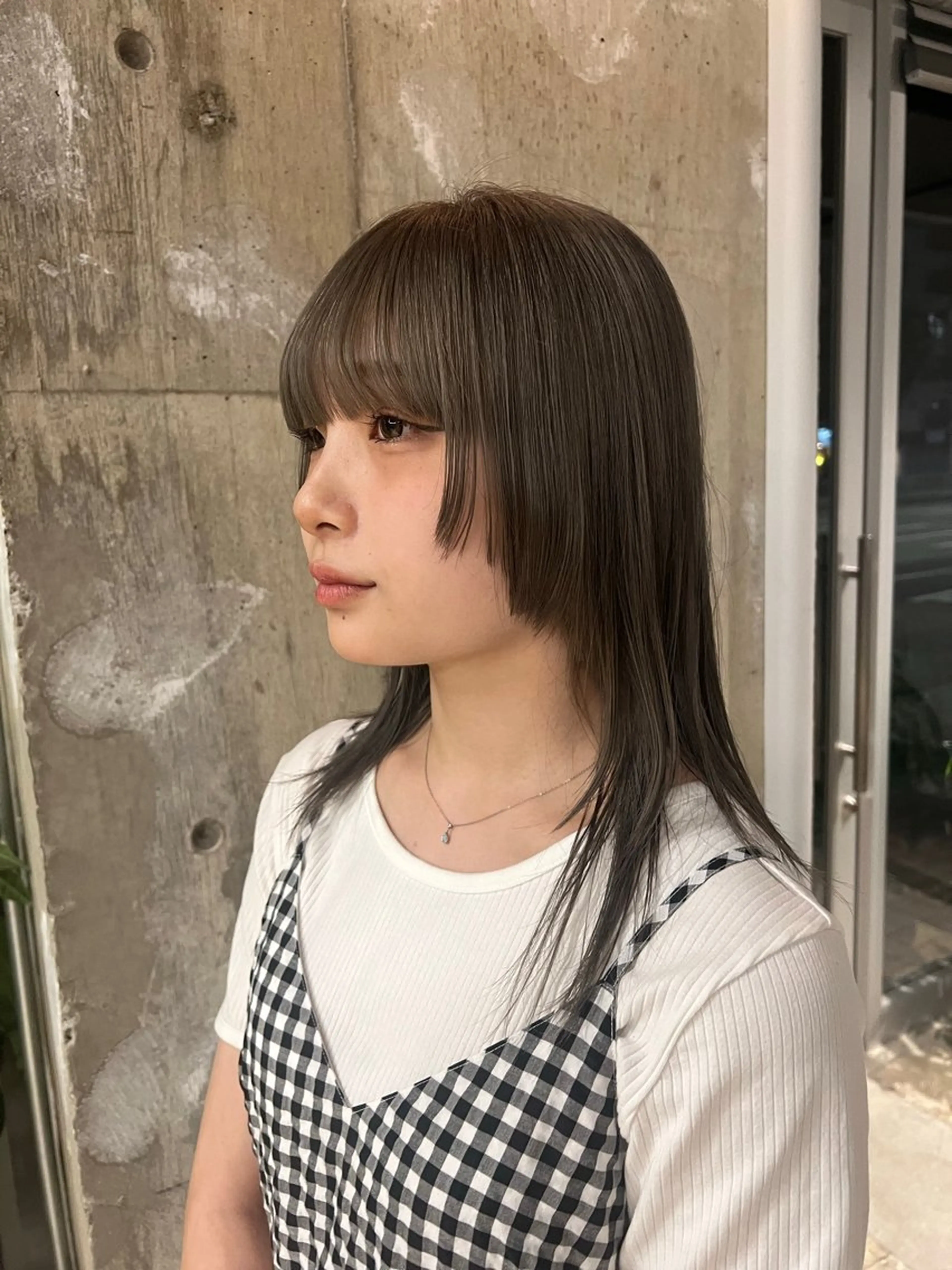 セミロング piilo. かわい  なつみのヘアスタイル