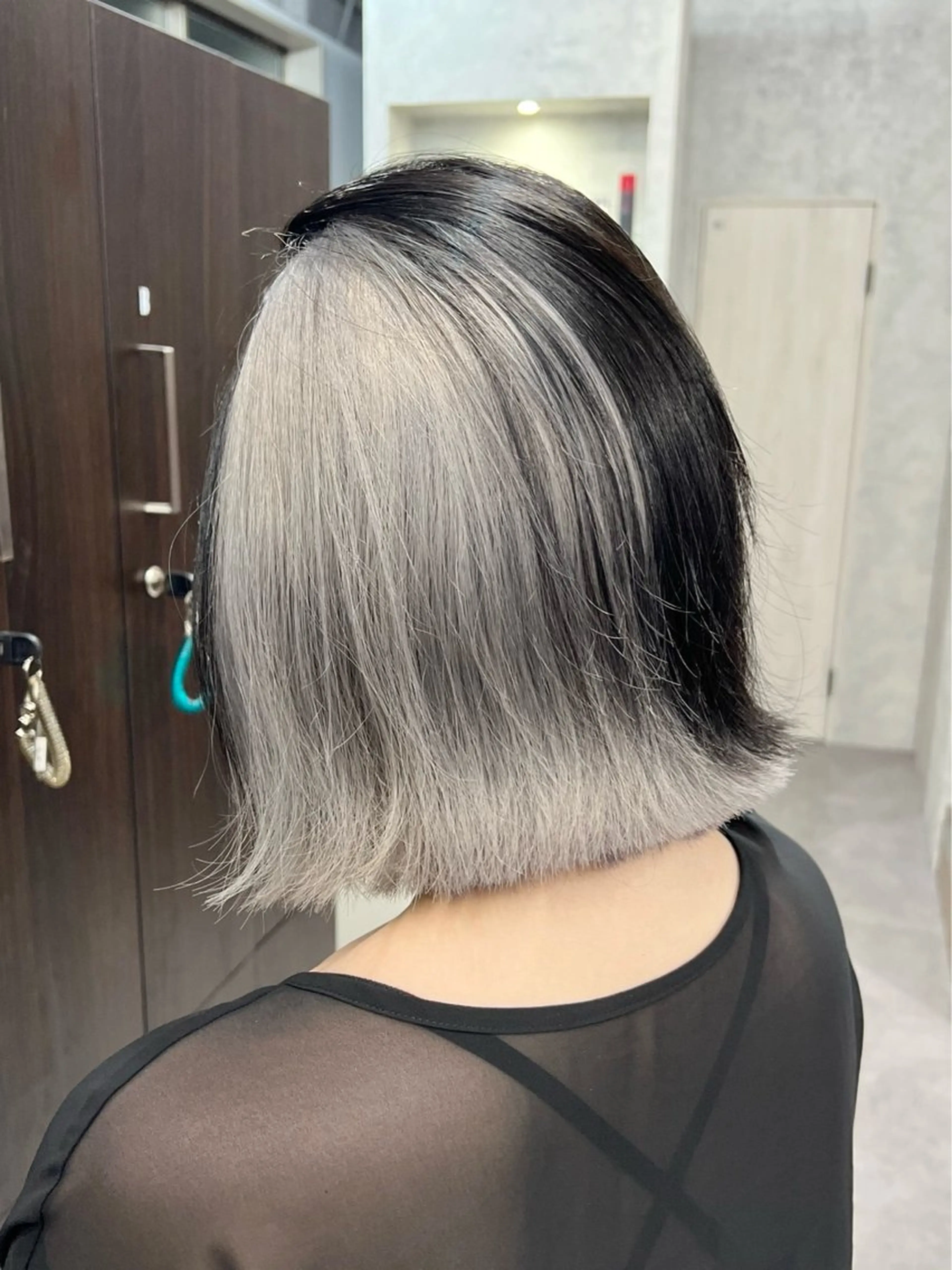 カラー インナーカラー ボブ ボブインナー ダブルカラーVia/ airi♡のヘアスタイル