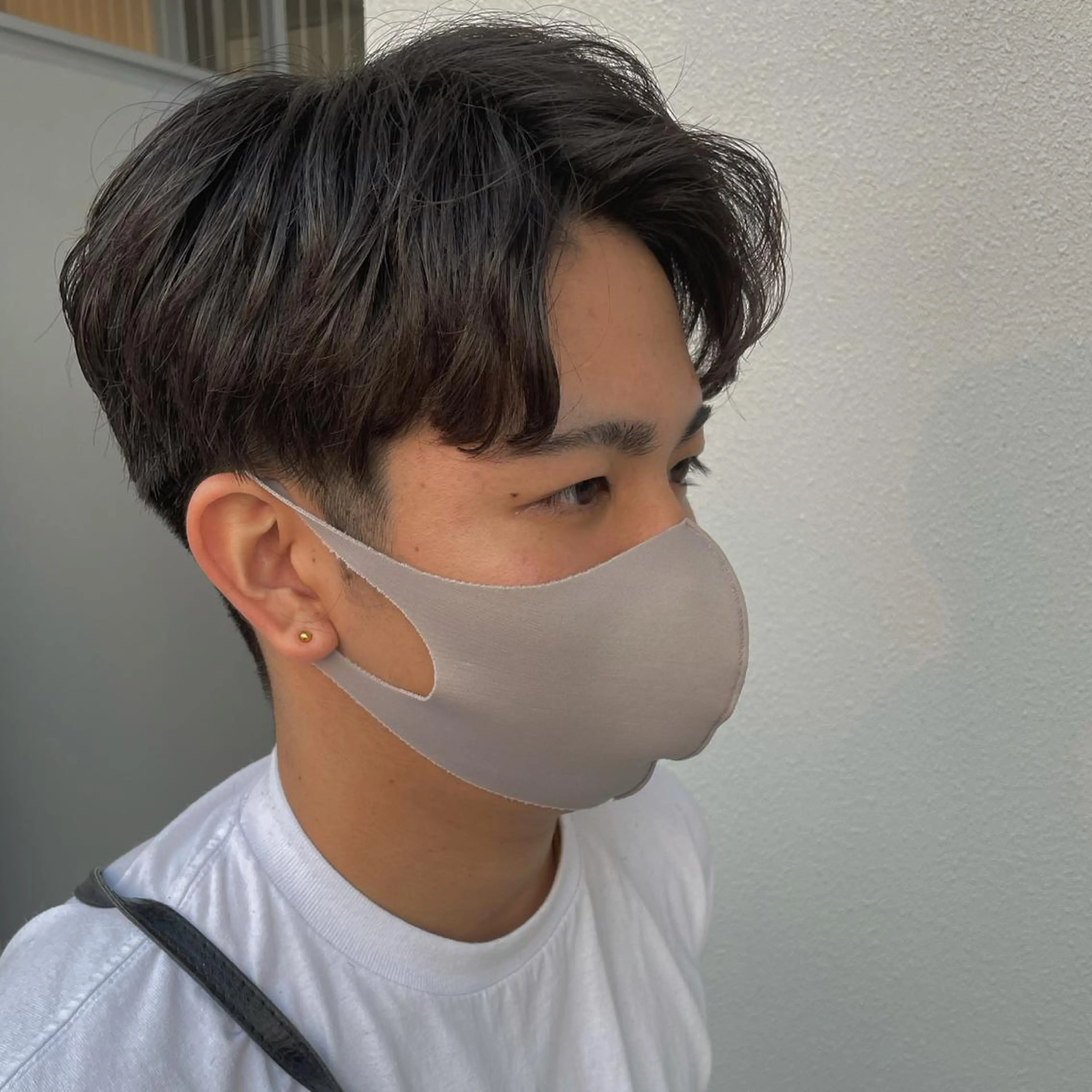 メンズ メンズバレイヤージュ メンズブリーチ センターパート メンズハイライト メンズインナーカラー C’LD hair  produce /シールドヘア所属・モテ髪/ボブ/ショー ト/アダチフウトのヘアスタイル