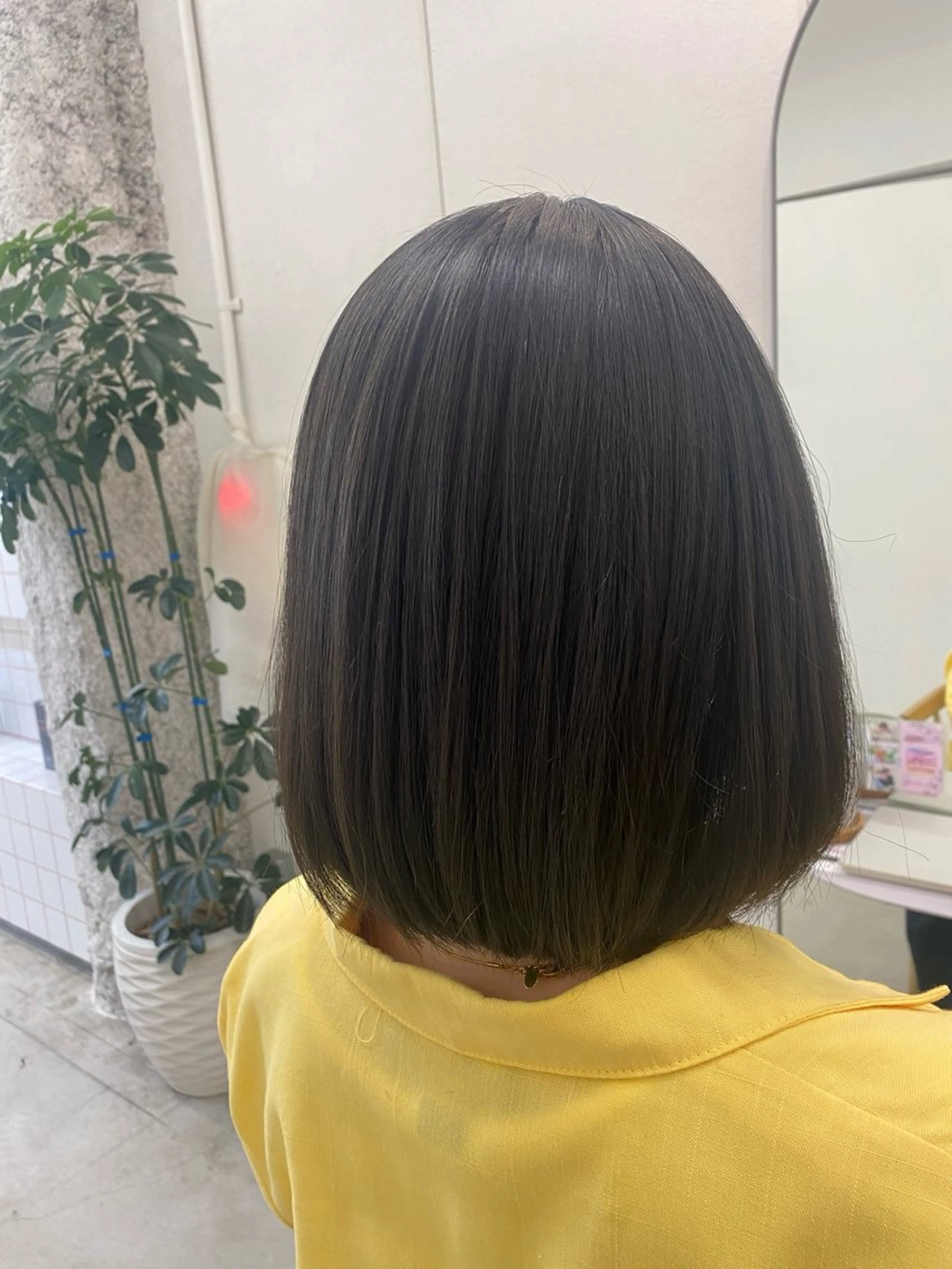ミディアム カット ヘアカラー トリートメント 🌻花屋併設🌻濱 幸帆のヘアスタイル