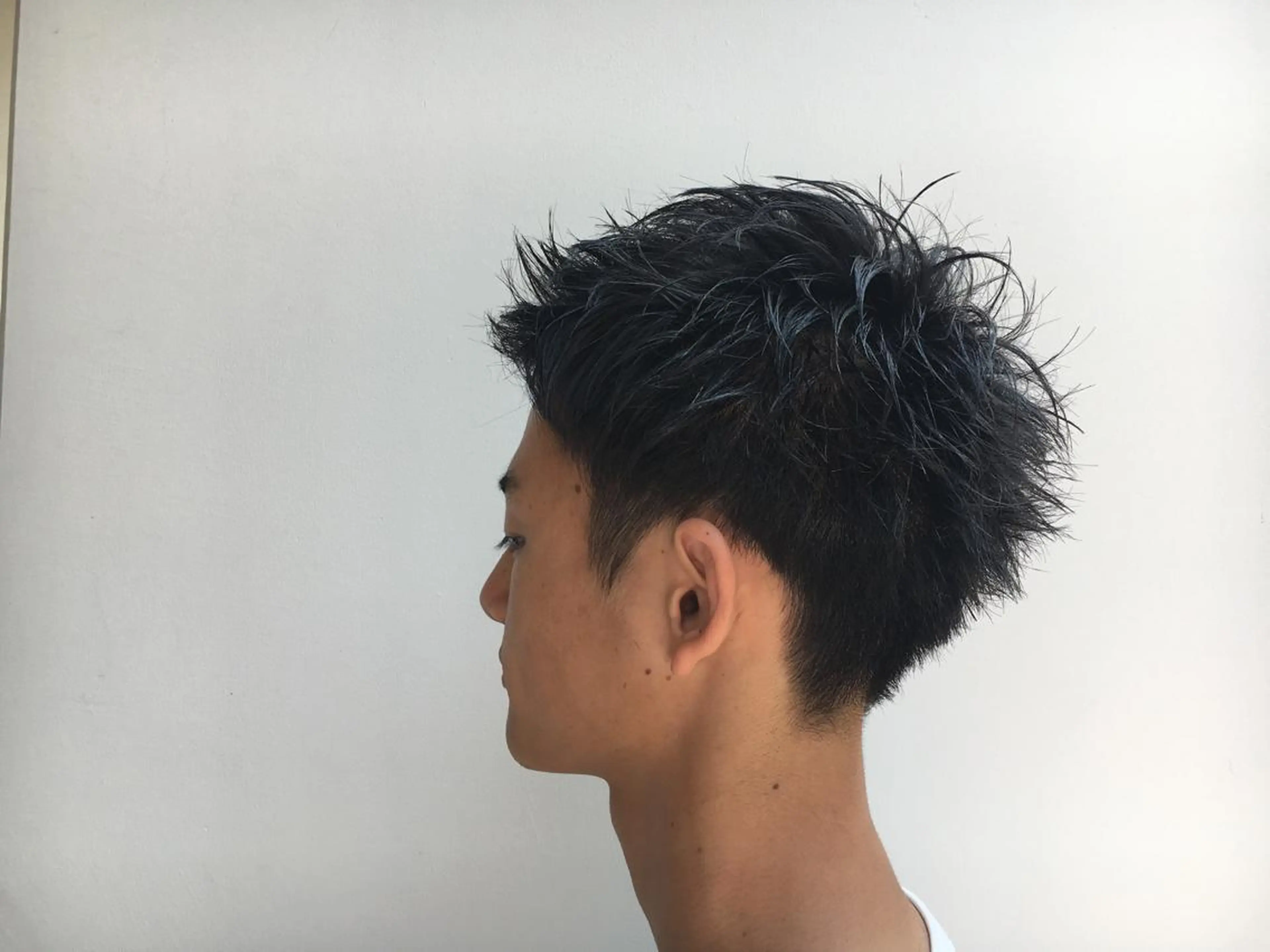 メンズ その他 ツイストスパイラル 波巻き🩵片平和香奈のヘアスタイル